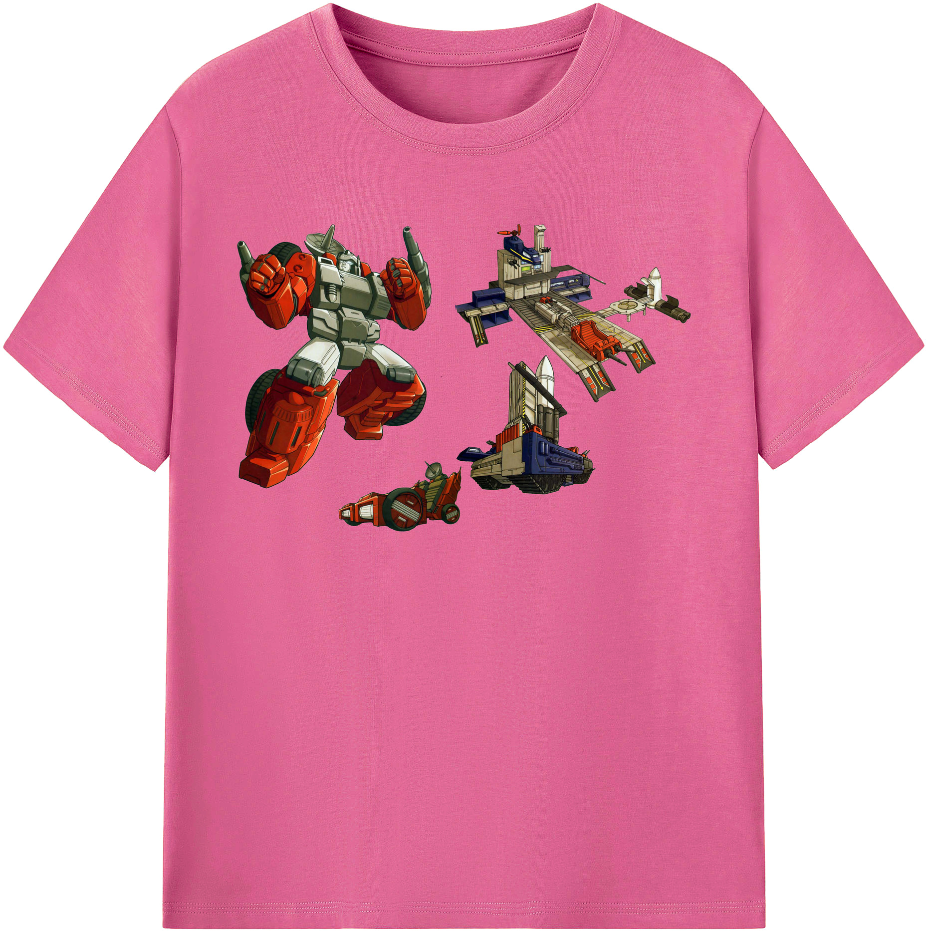 （画像用）  レディースカジュアルプリントTシャツ（綿100％）