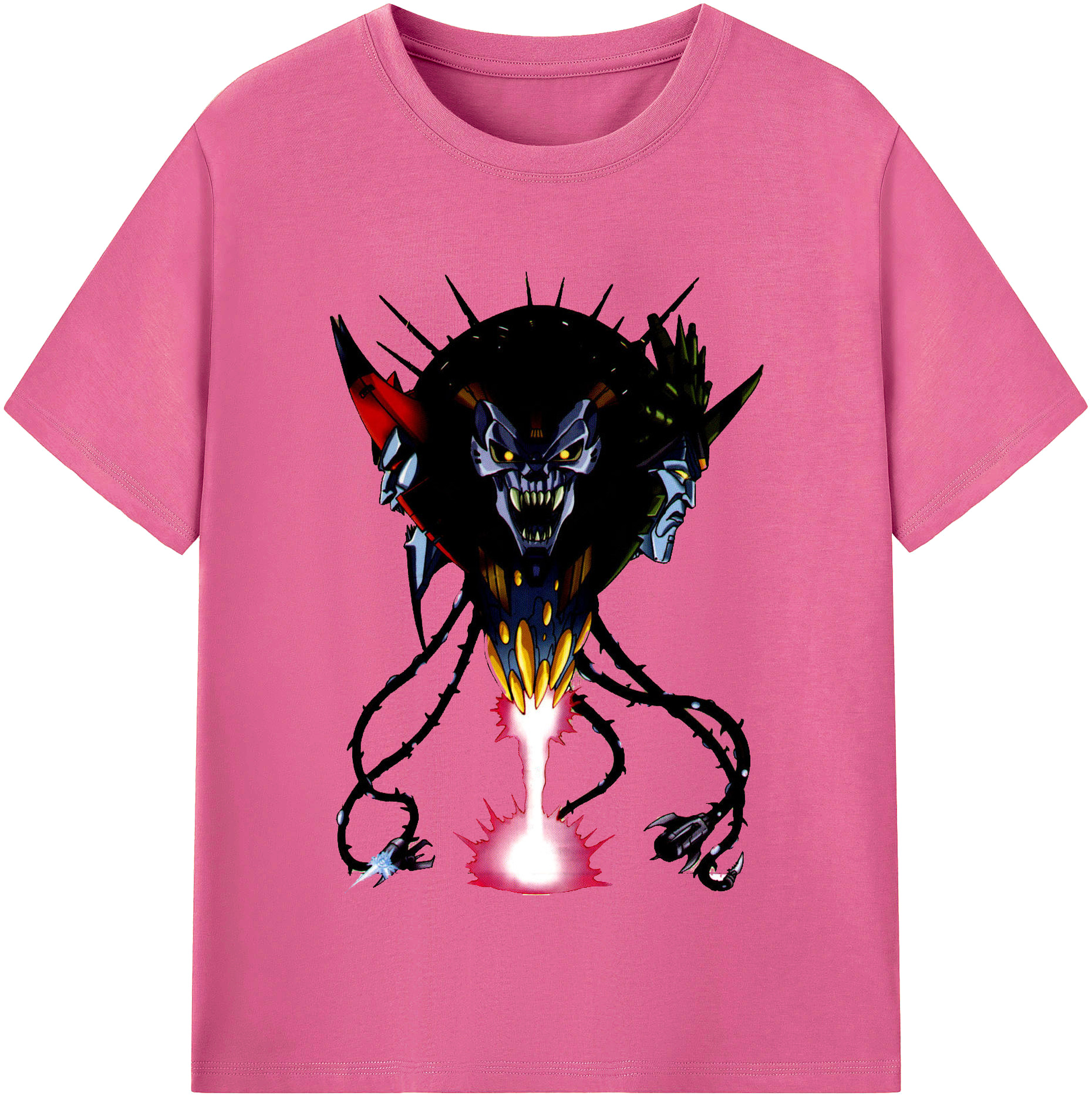 （画像用）  レディースカジュアルプリントTシャツ（綿100％）