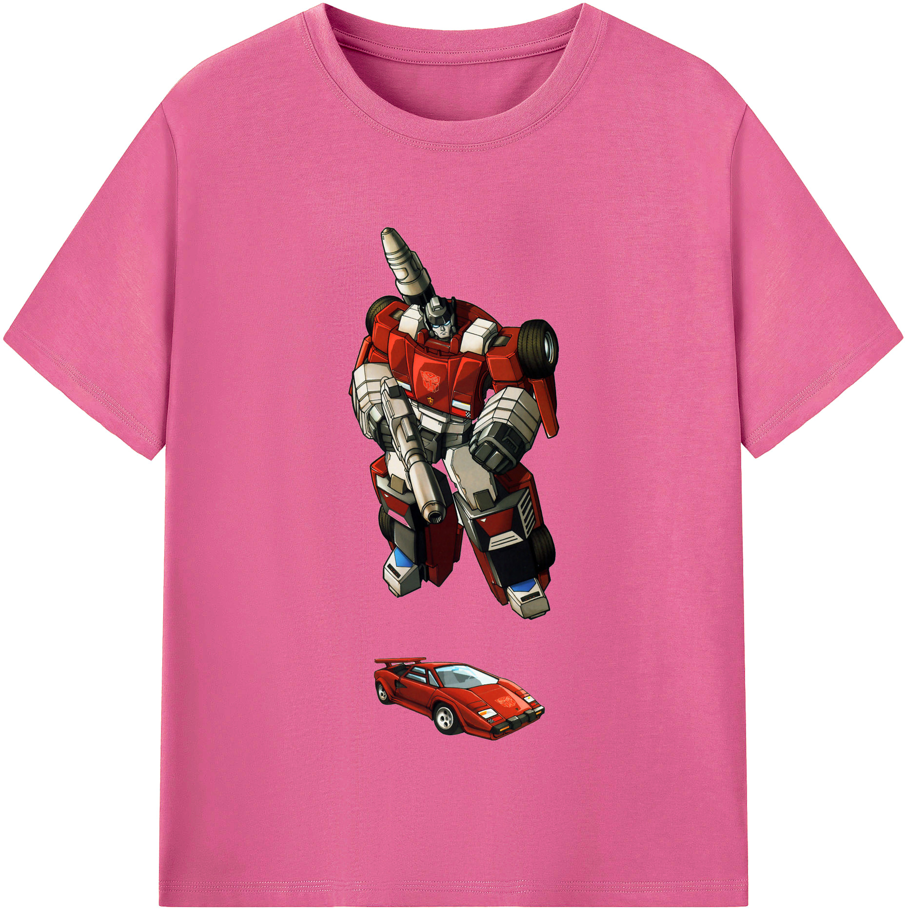 （画像用）  レディースカジュアルプリントTシャツ（綿100％）