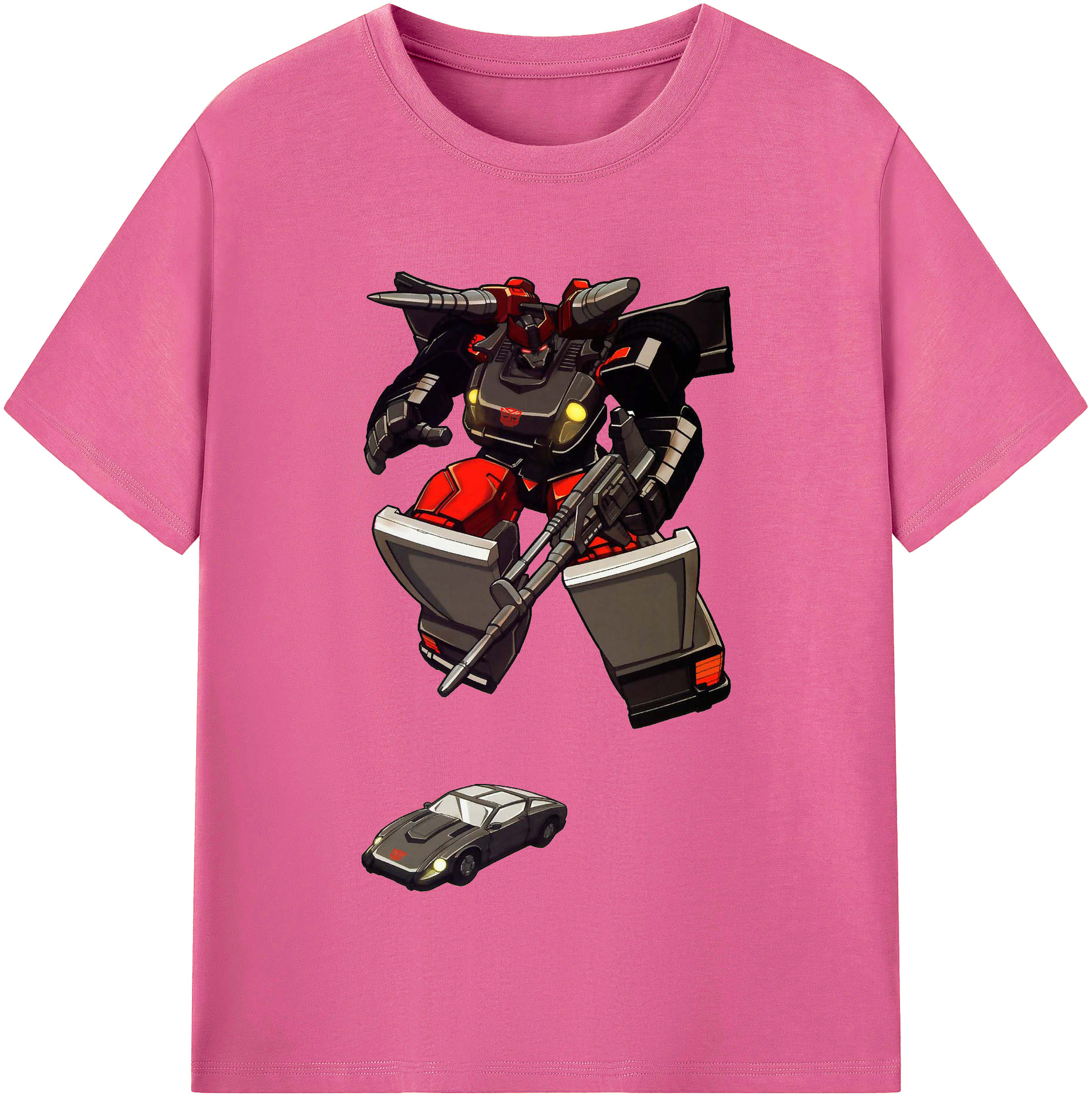 （画像用）  レディースカジュアルプリントTシャツ（綿100％）