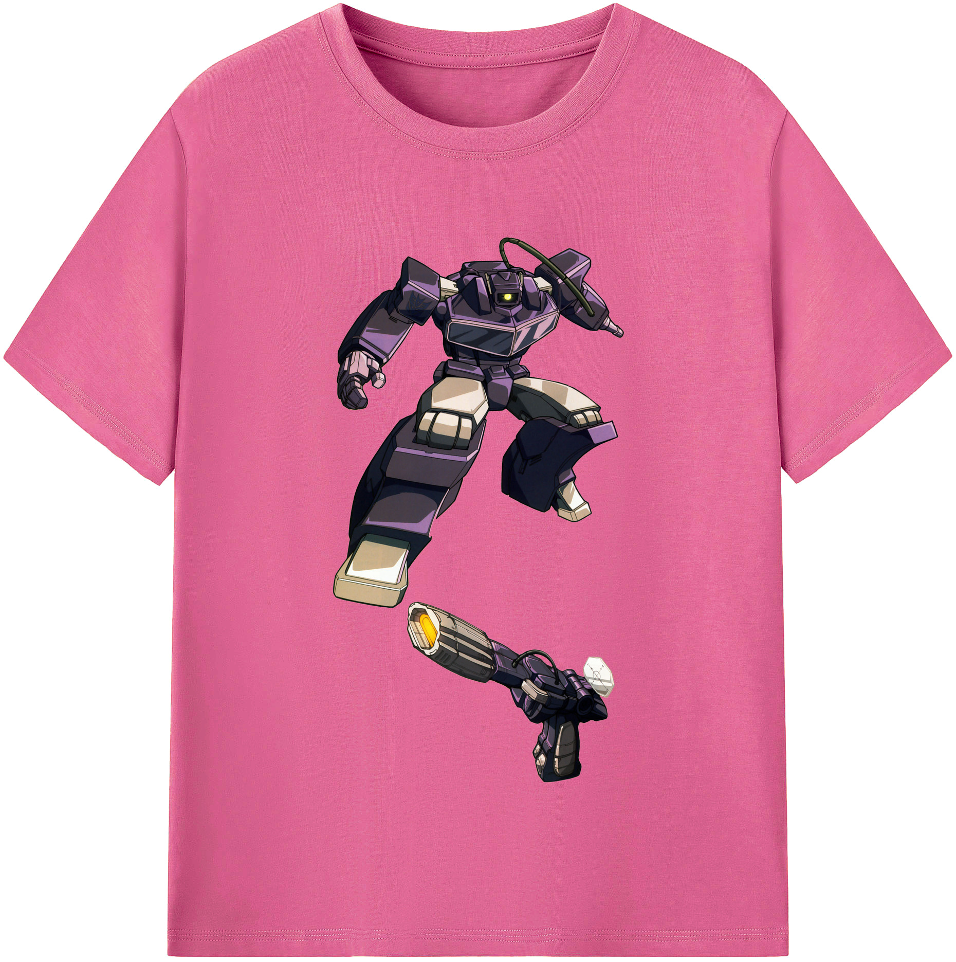 （画像用）  レディースカジュアルプリントTシャツ（綿100％）
