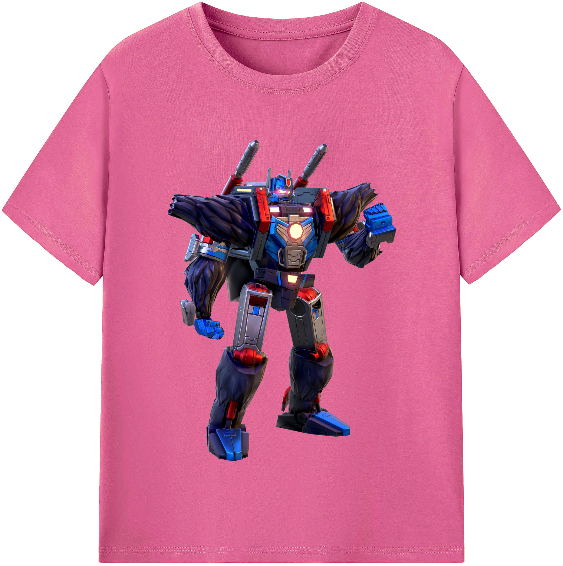 （画像用）  レディースカジュアルプリントTシャツ（綿100％）