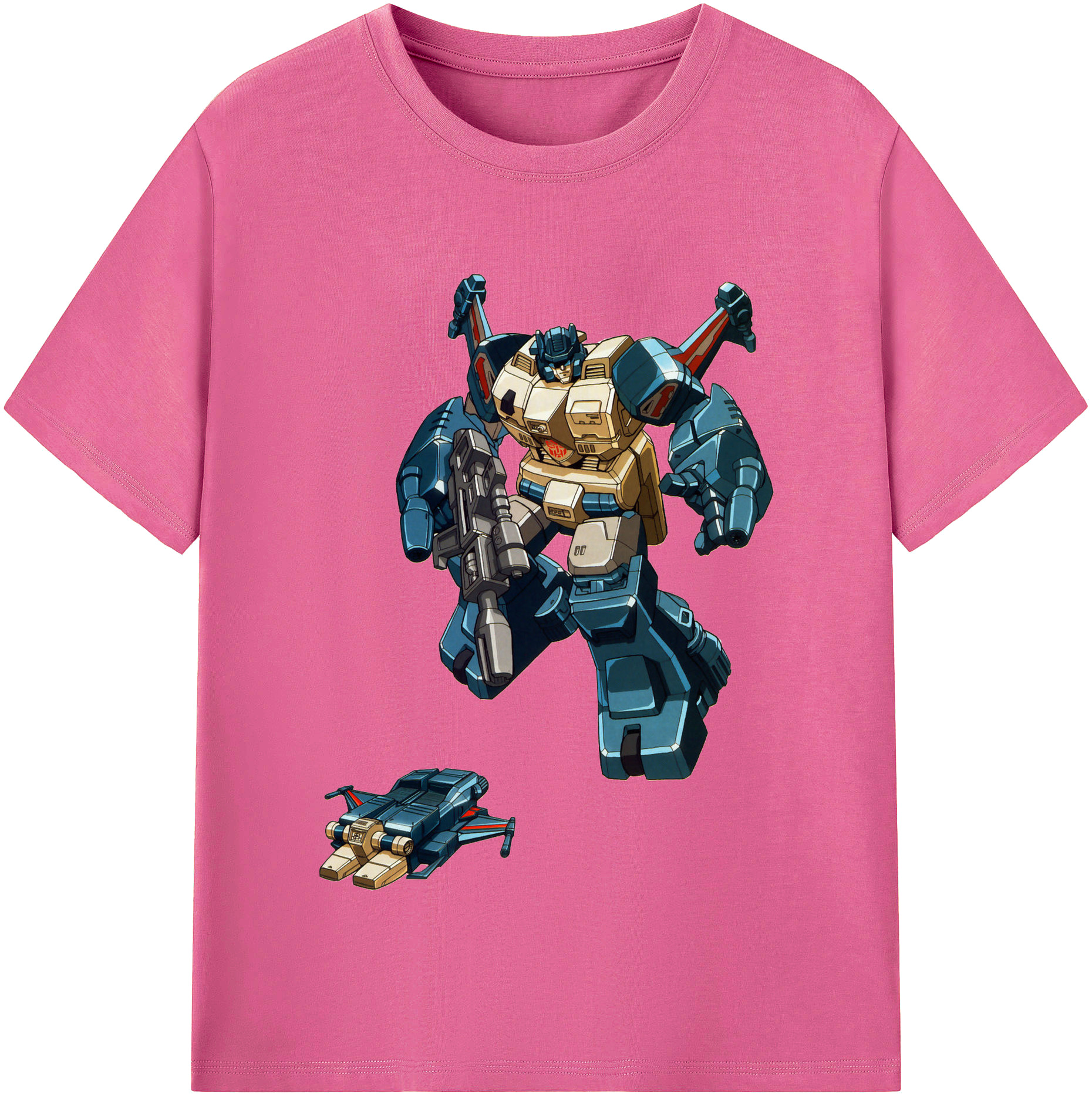 （画像用）  レディースカジュアルプリントTシャツ（綿100％）