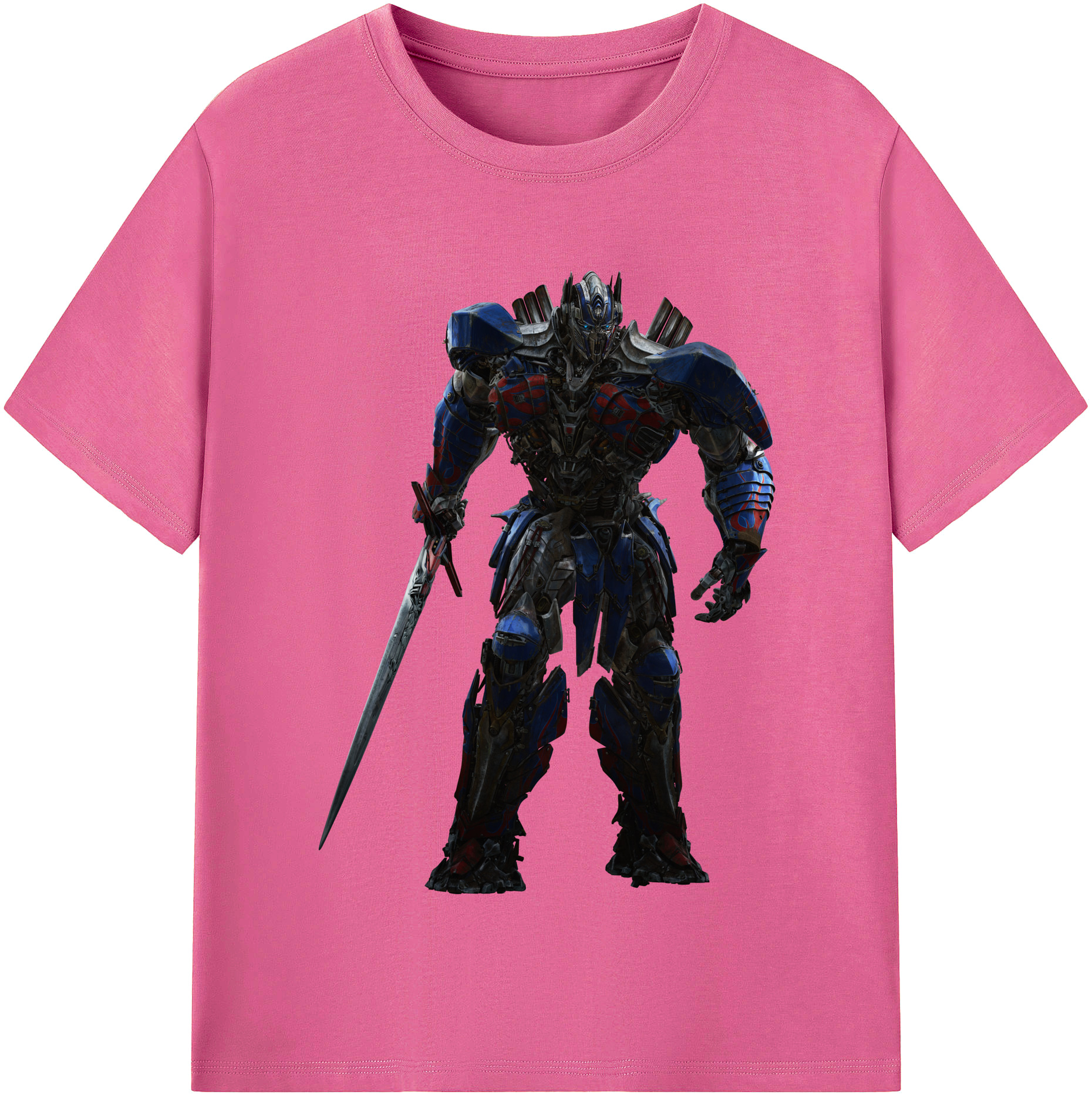 （画像用）  レディースカジュアルプリントTシャツ（綿100％）