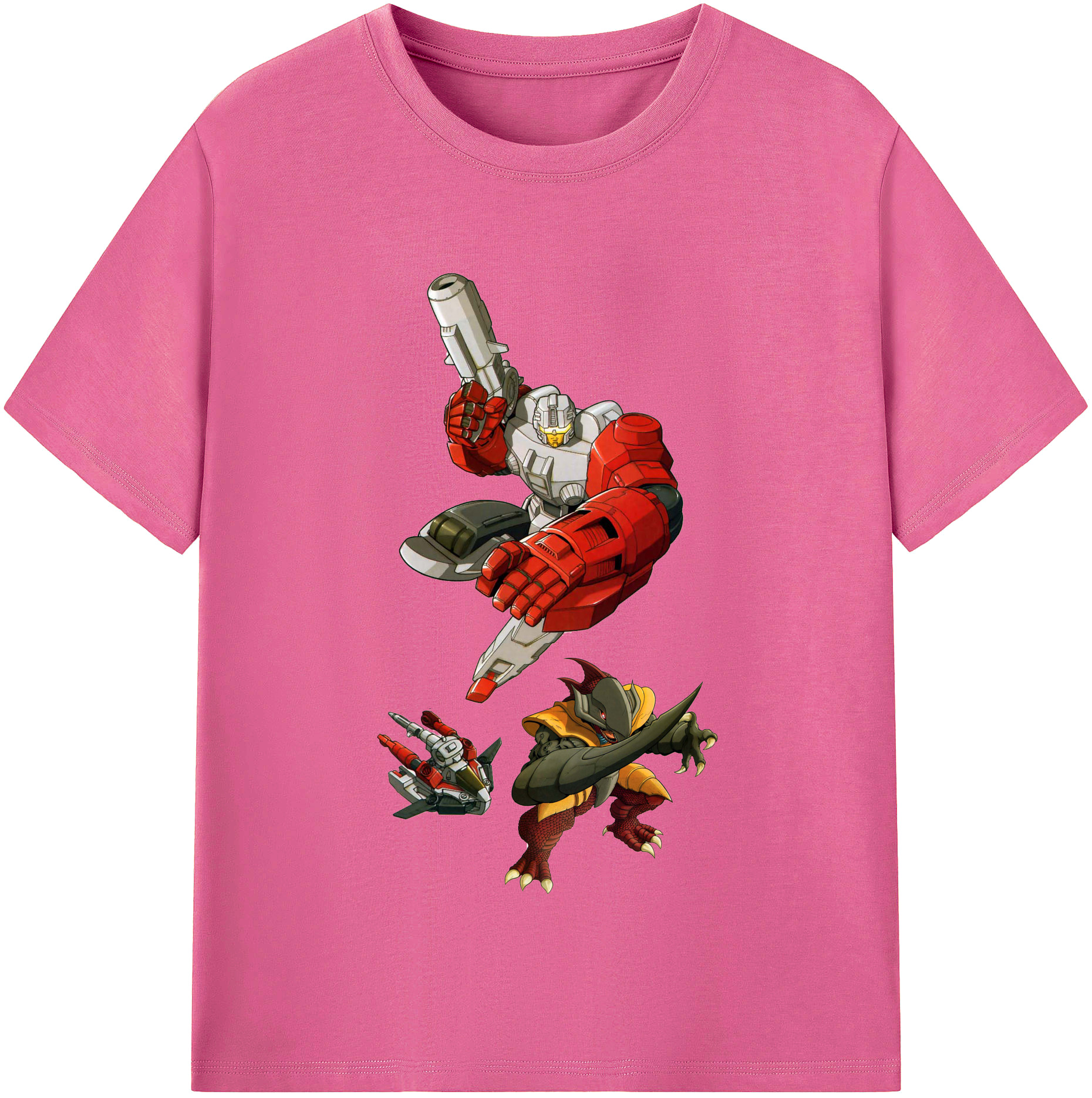 （画像用）  レディースカジュアルプリントTシャツ（綿100％）