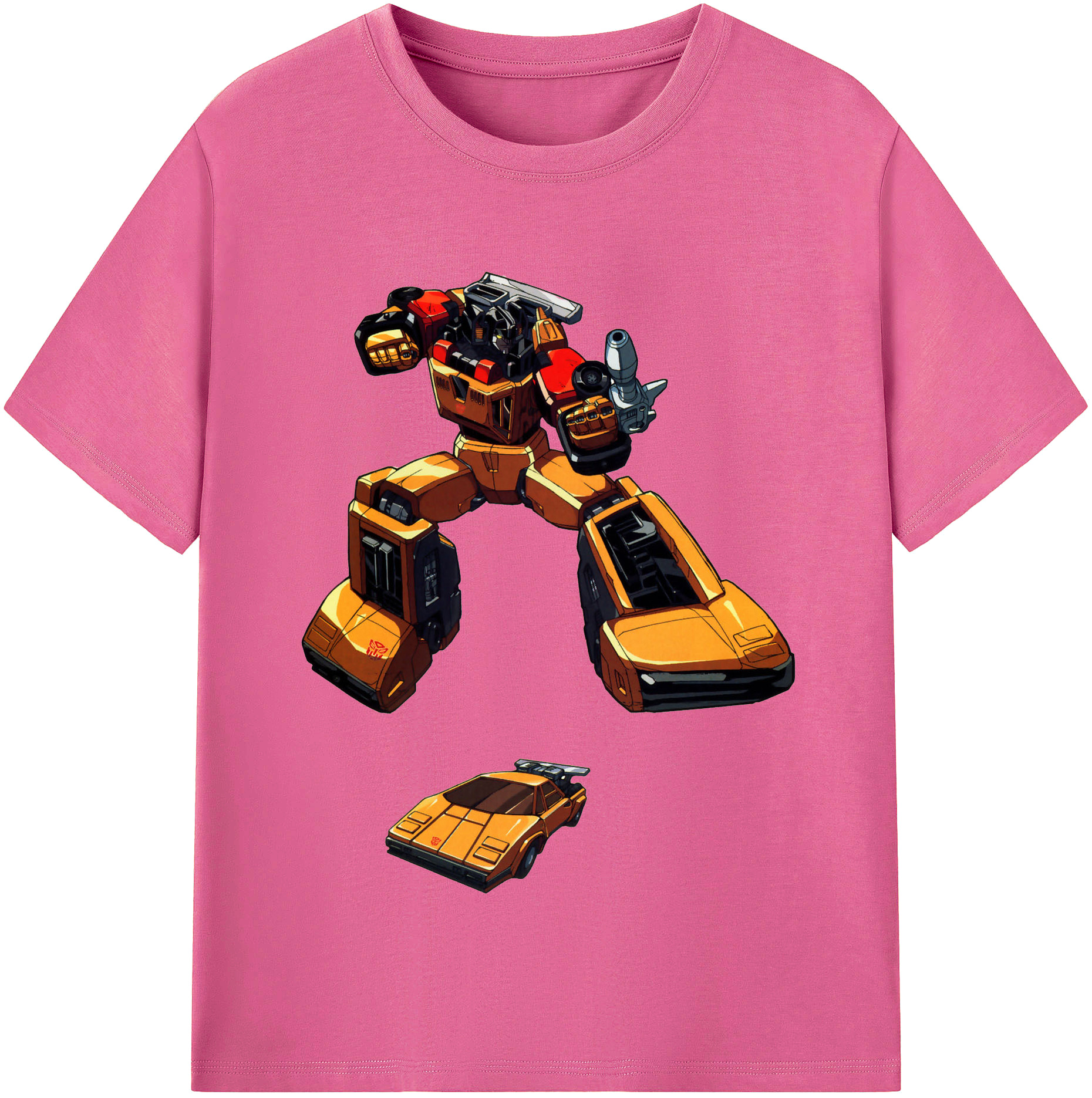 （画像用）  レディースカジュアルプリントTシャツ（綿100％）