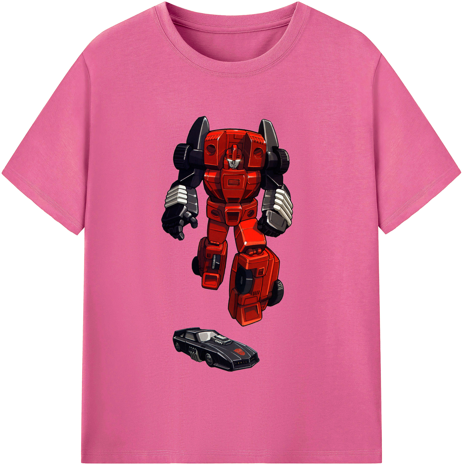 （画像用）  レディースカジュアルプリントTシャツ（綿100％）