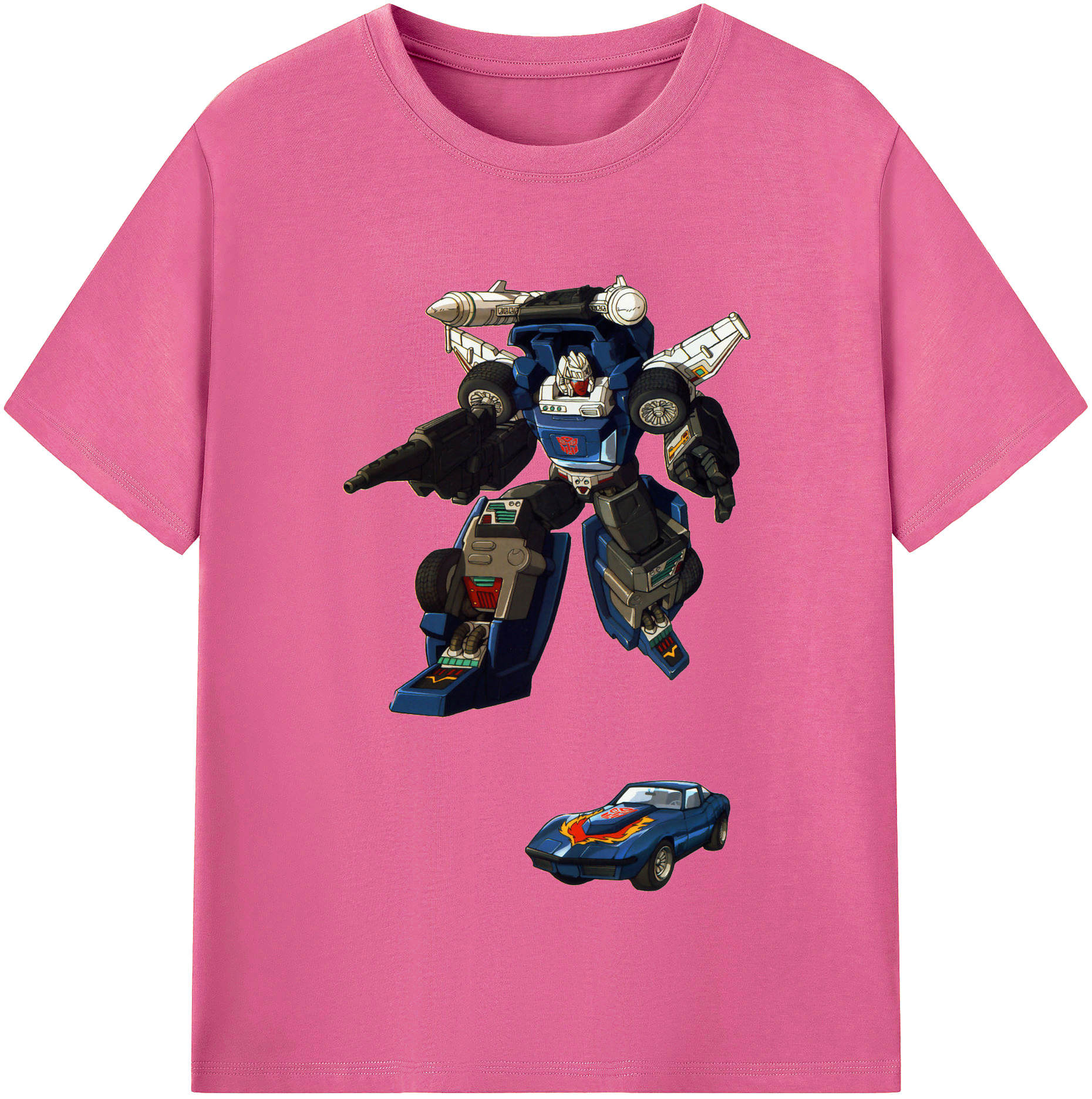 （画像用）  レディースカジュアルプリントTシャツ（綿100％）