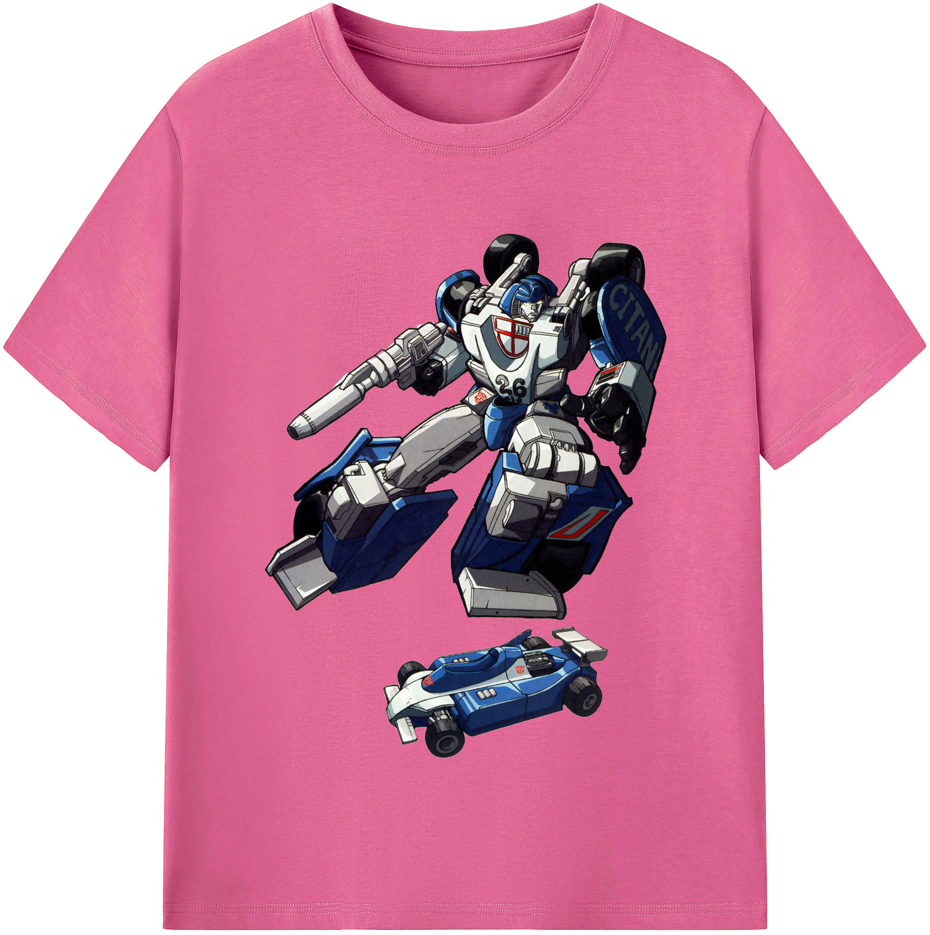 （画像用）  レディースカジュアルプリントTシャツ（綿100％）