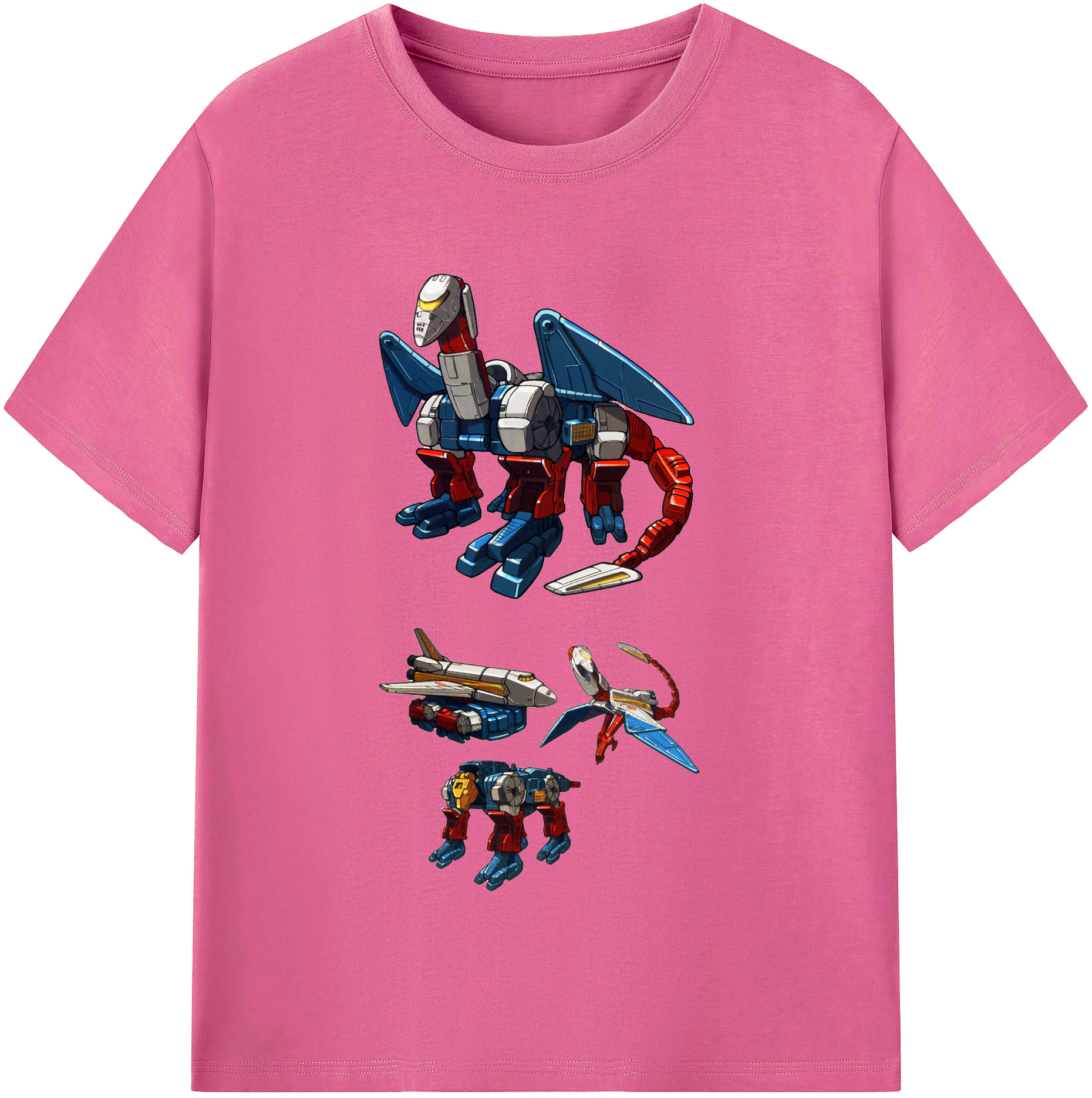 （画像用）  レディースカジュアルプリントTシャツ（綿100％）