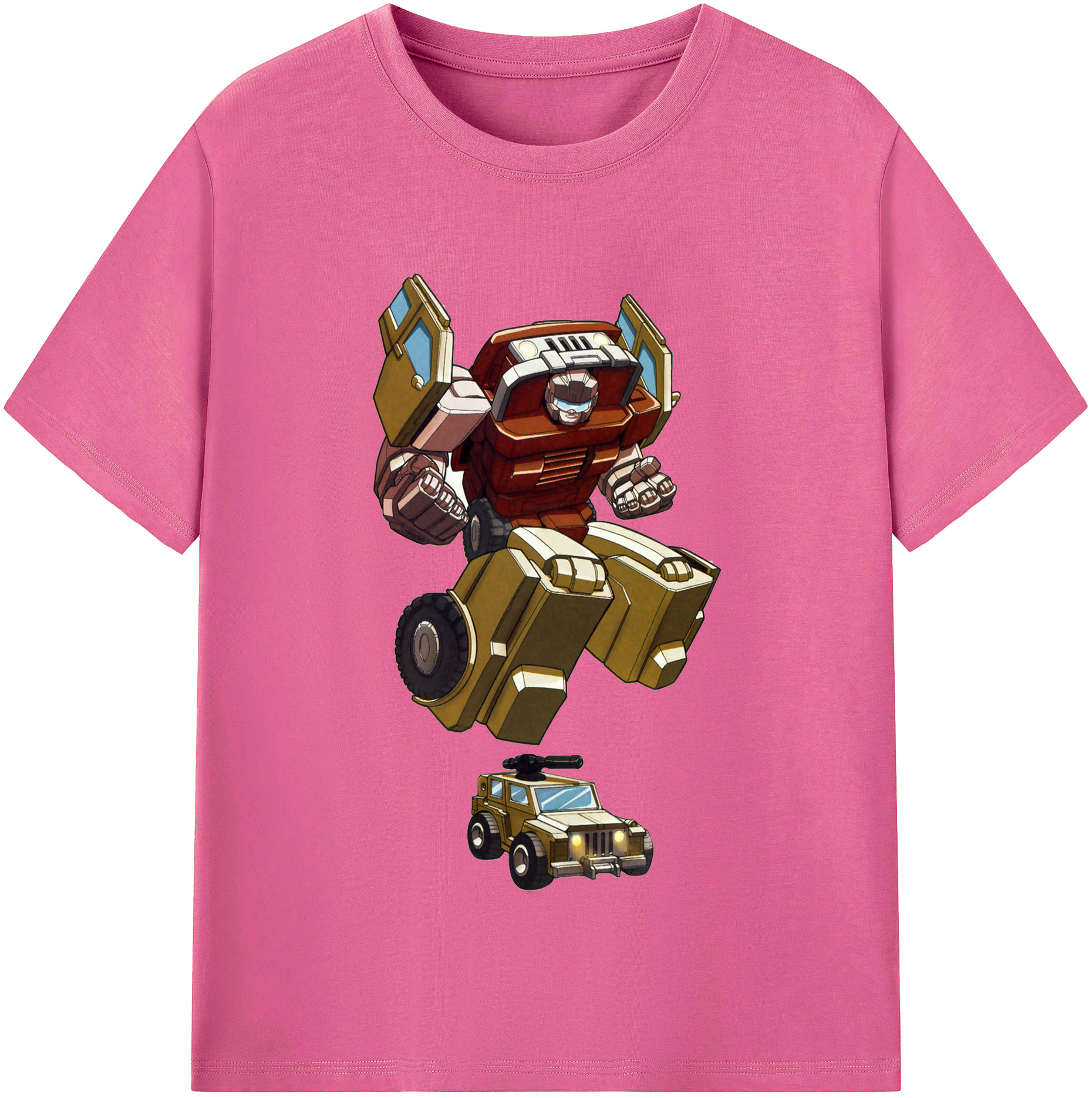 （画像用）  レディースカジュアルプリントTシャツ（綿100％）