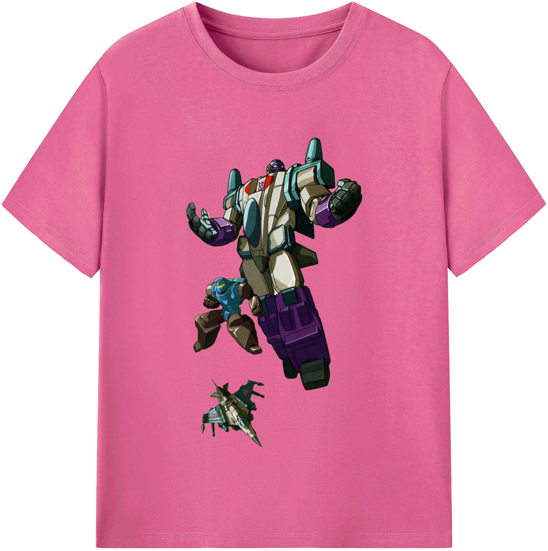 （画像用）  レディースカジュアルプリントTシャツ（綿100％）