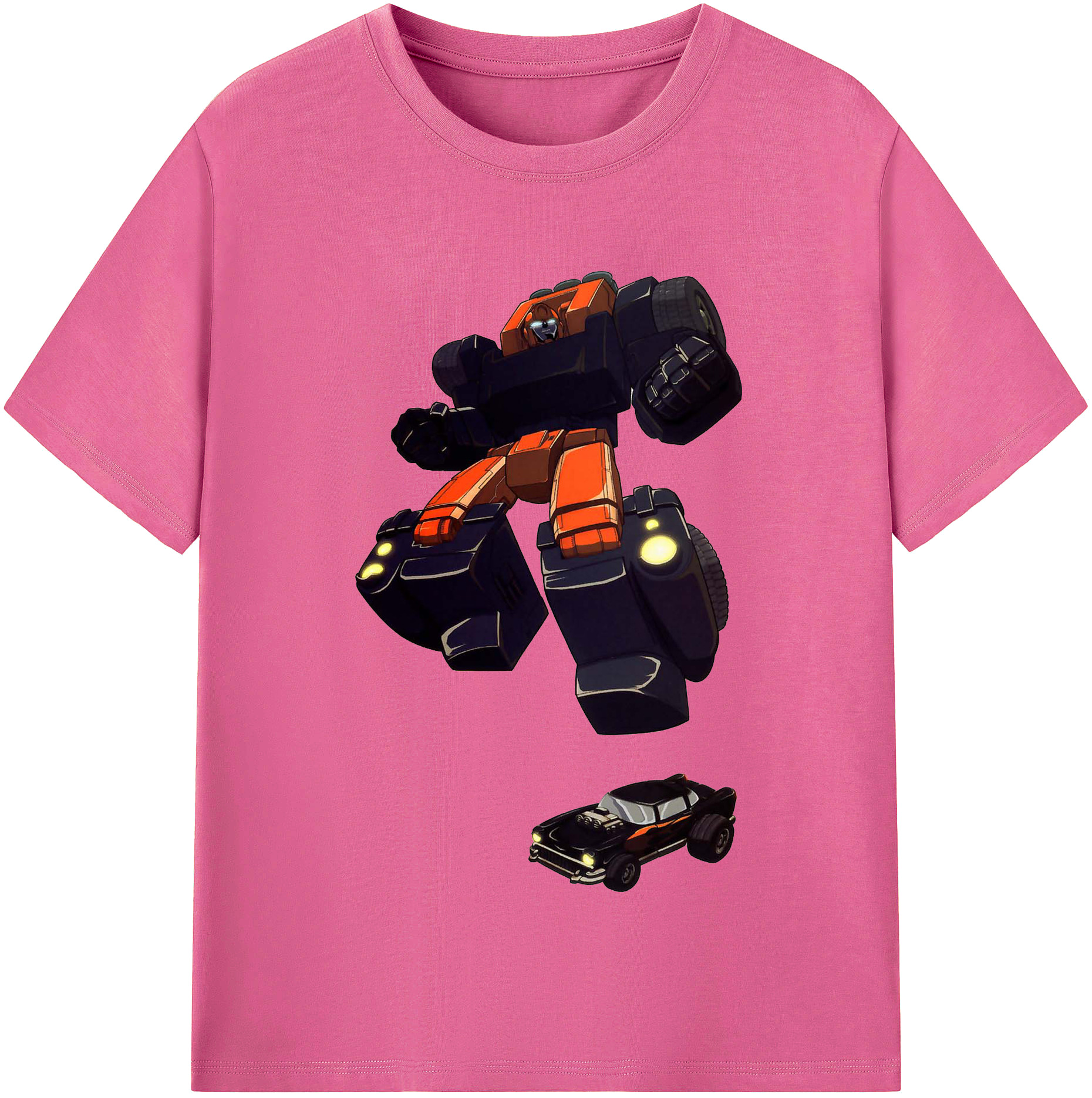 （画像用）  レディースカジュアルプリントTシャツ（綿100％）