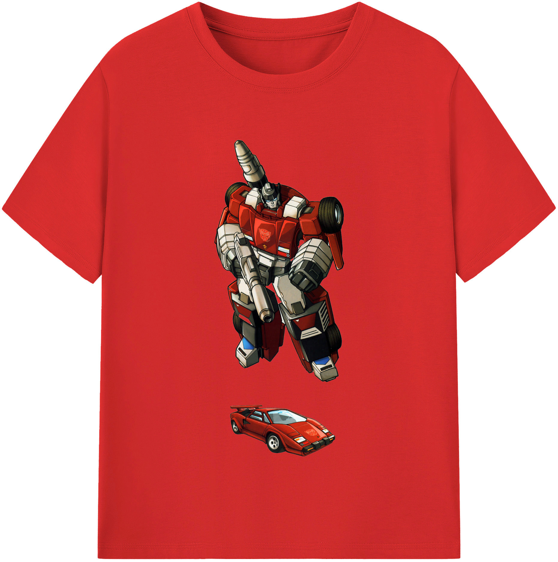 （画像用）  レディースカジュアルプリントTシャツ（綿100％）