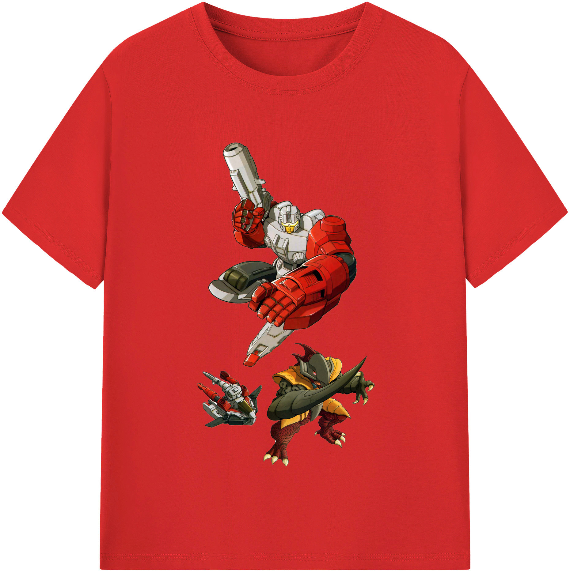 （画像用）  レディースカジュアルプリントTシャツ（綿100％）