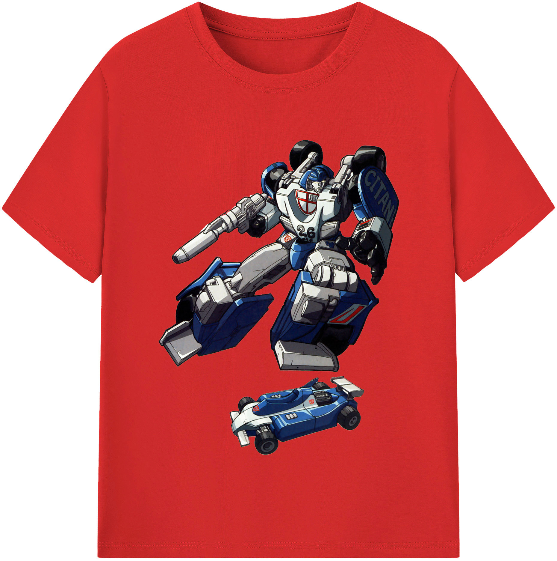（画像用）  レディースカジュアルプリントTシャツ（綿100％）