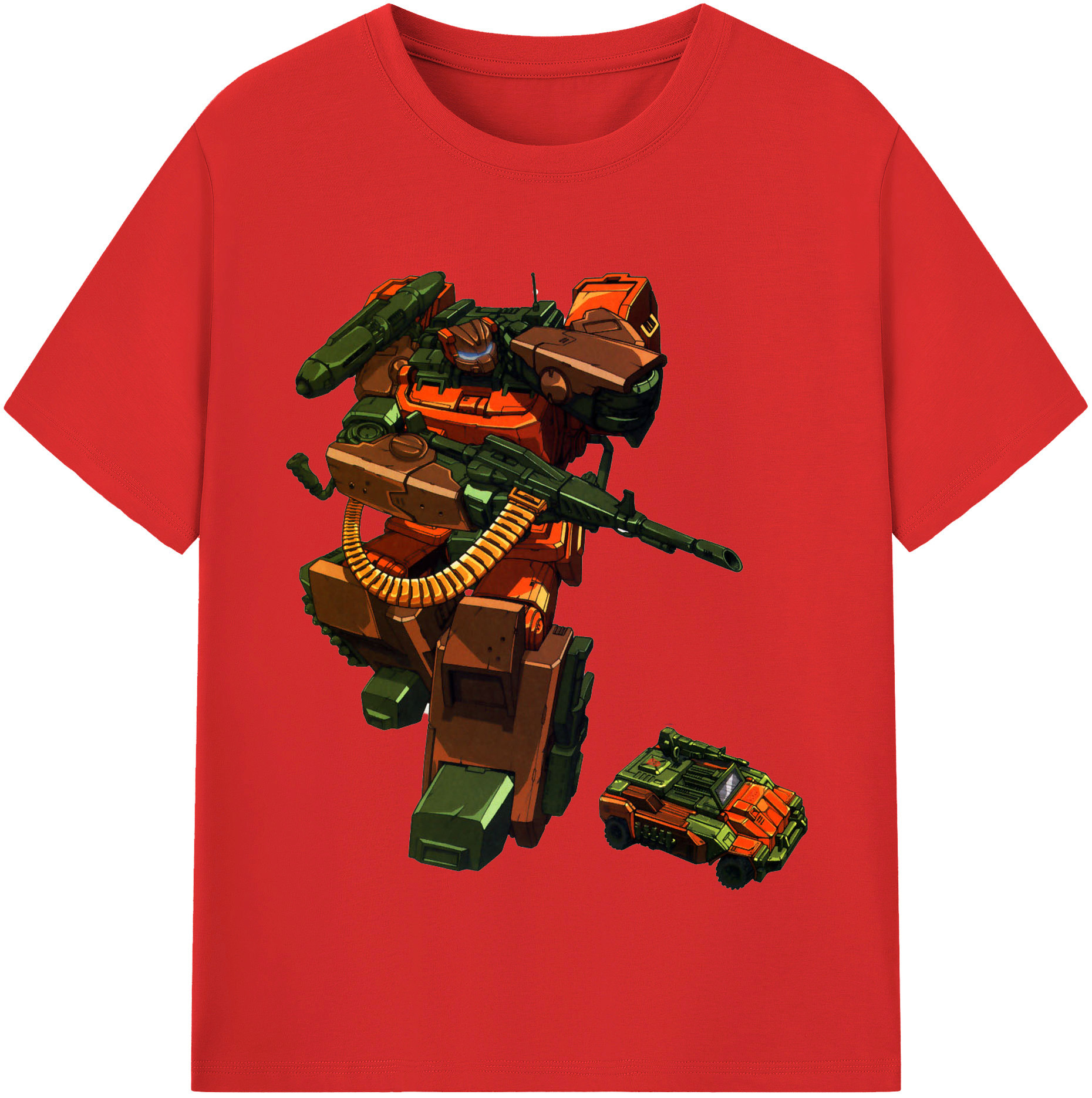 （画像用）  レディースカジュアルプリントTシャツ（綿100％）