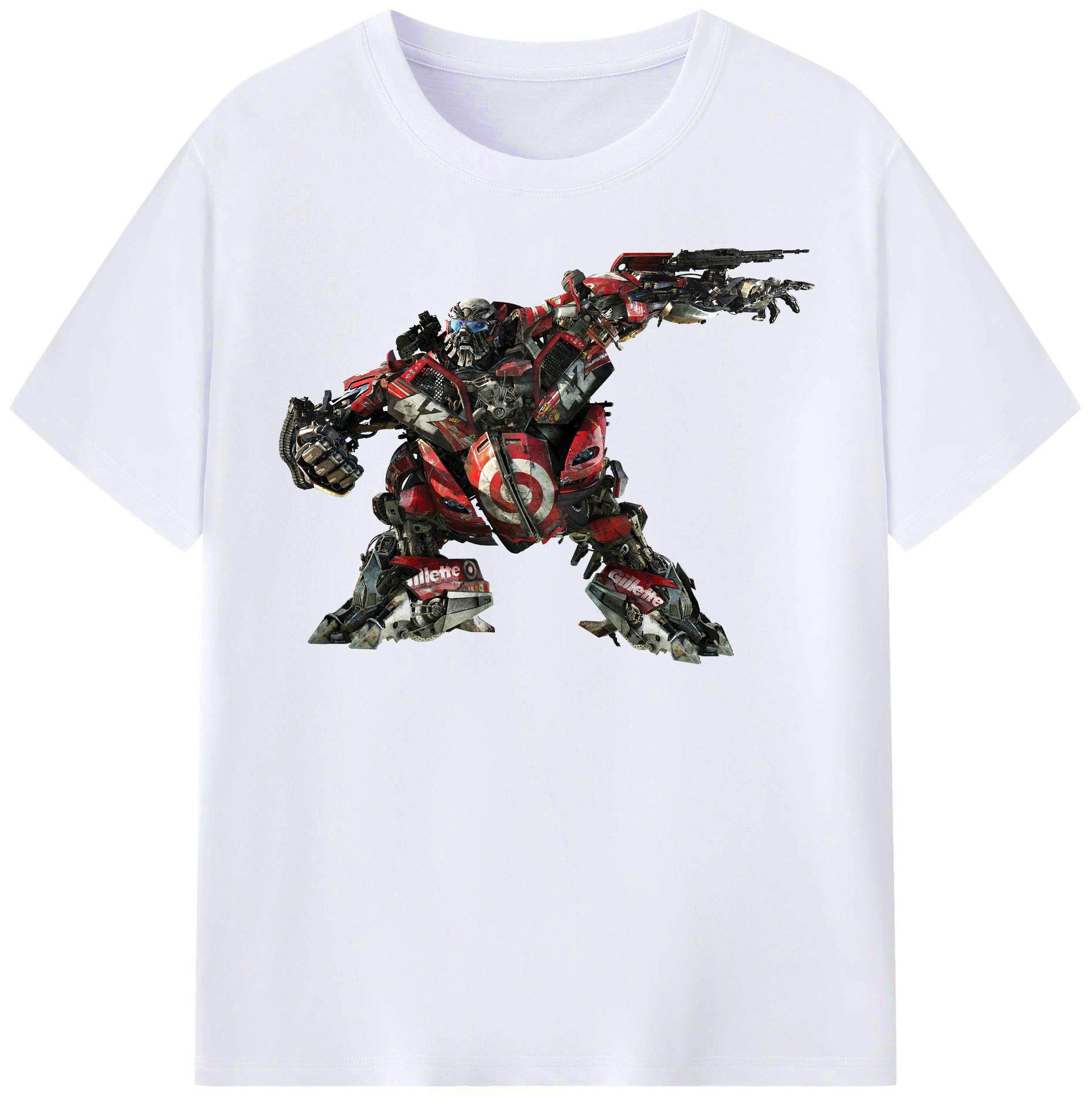 （画像用）  レディースカジュアルプリントTシャツ（綿100％）