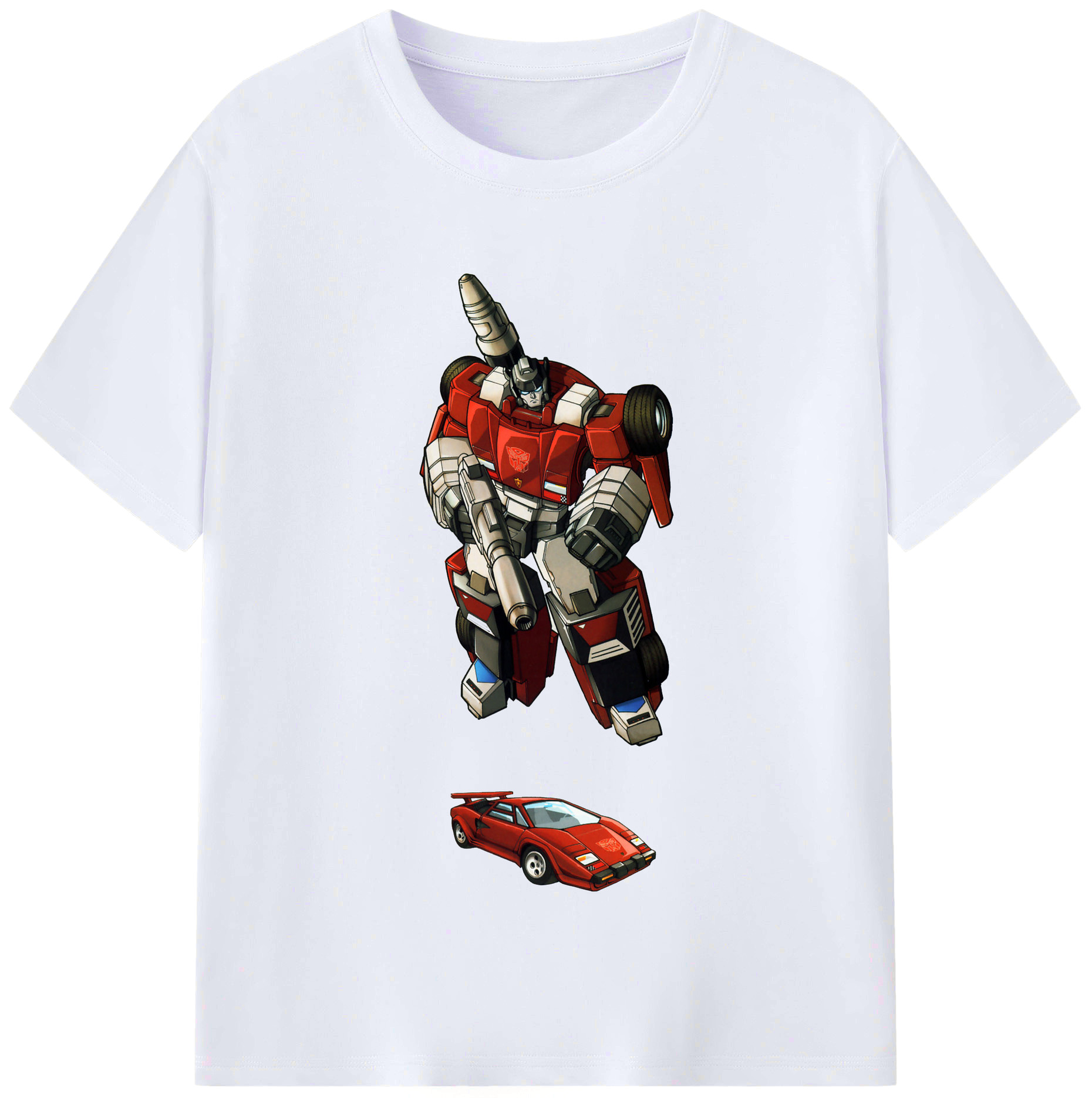 （画像用）  レディースカジュアルプリントTシャツ（綿100％）