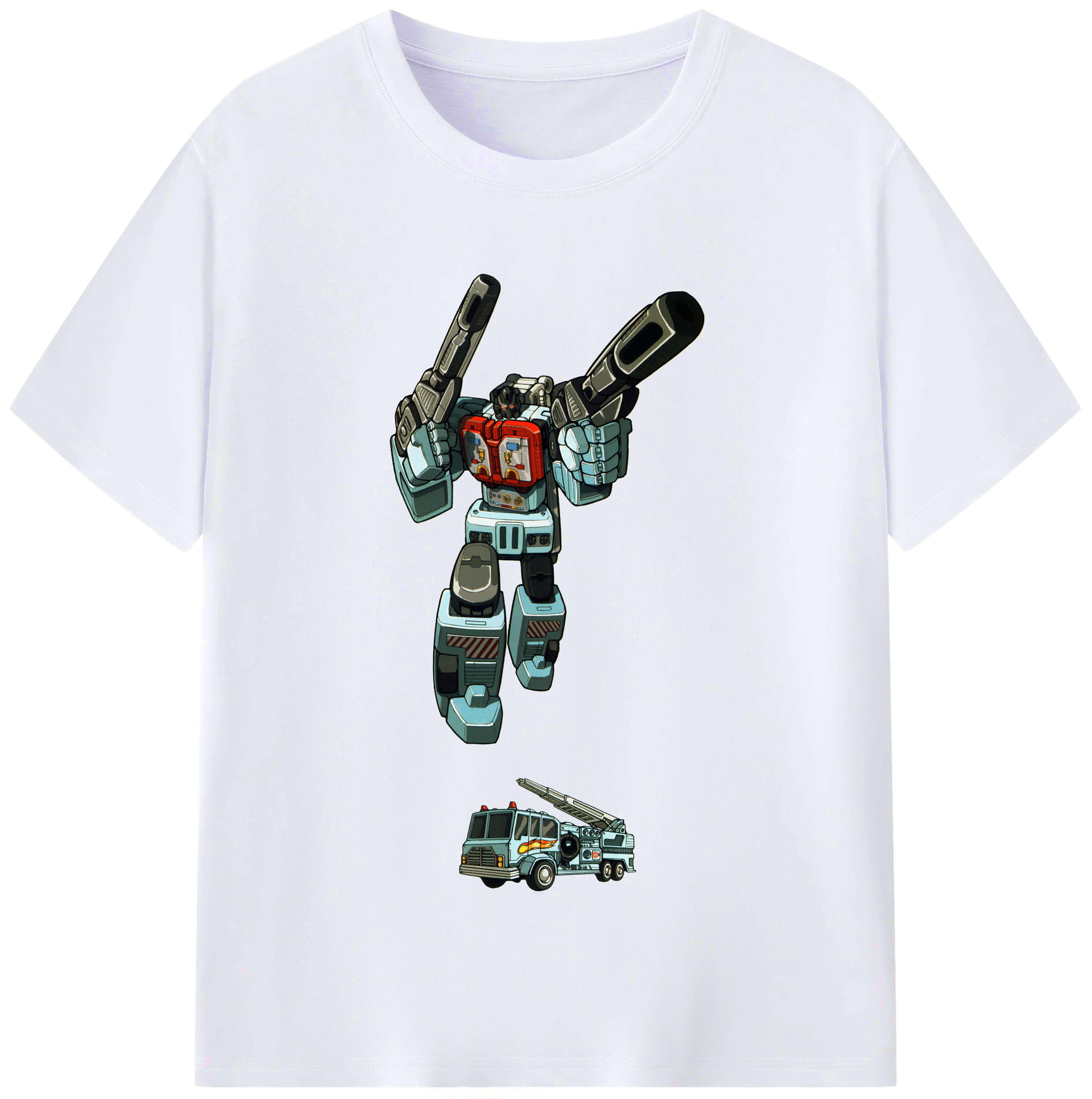 （画像用）  レディースカジュアルプリントTシャツ（綿100％）