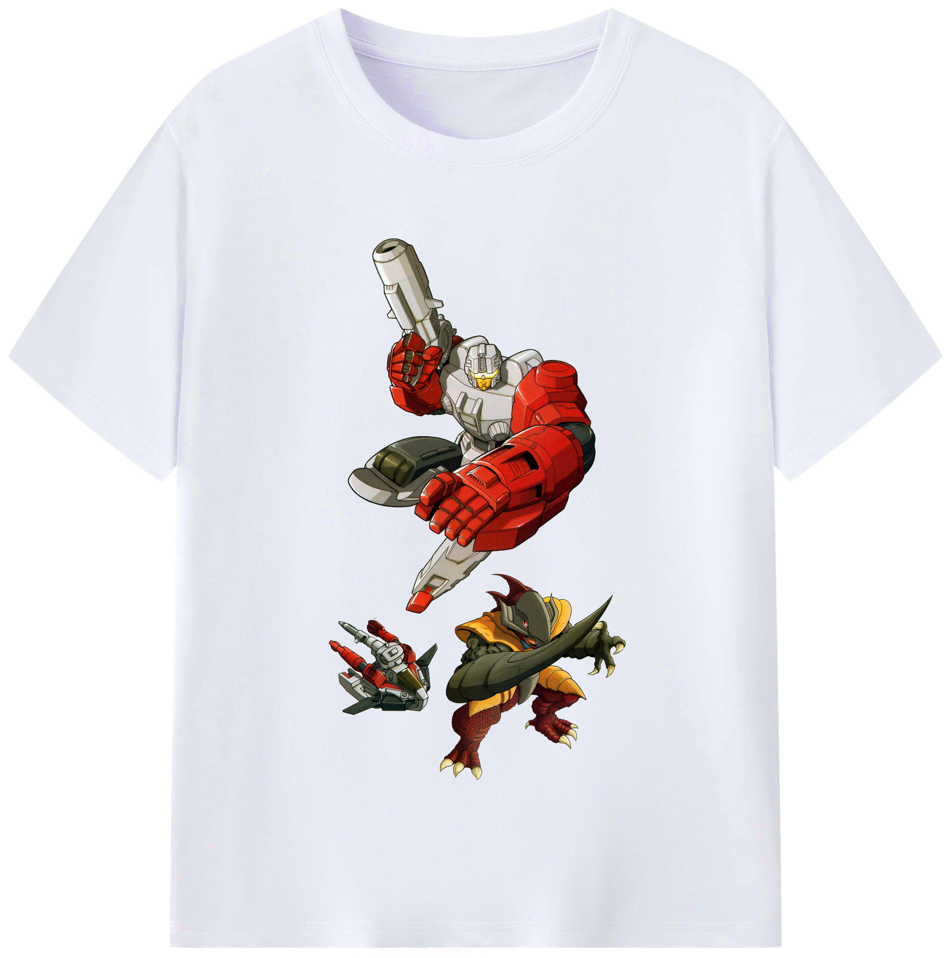 （画像用）  レディースカジュアルプリントTシャツ（綿100％）