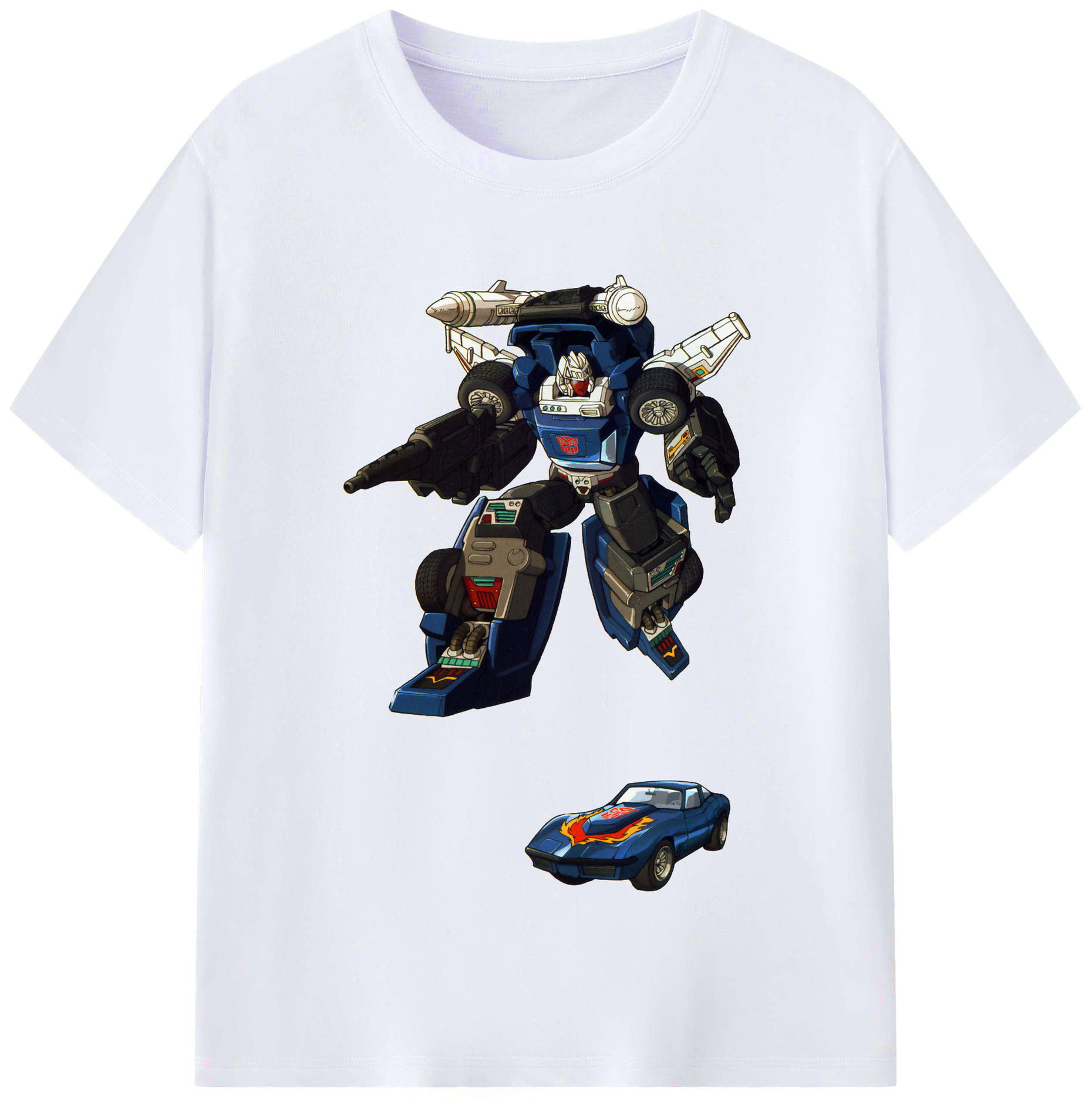 （画像用）  レディースカジュアルプリントTシャツ（綿100％）