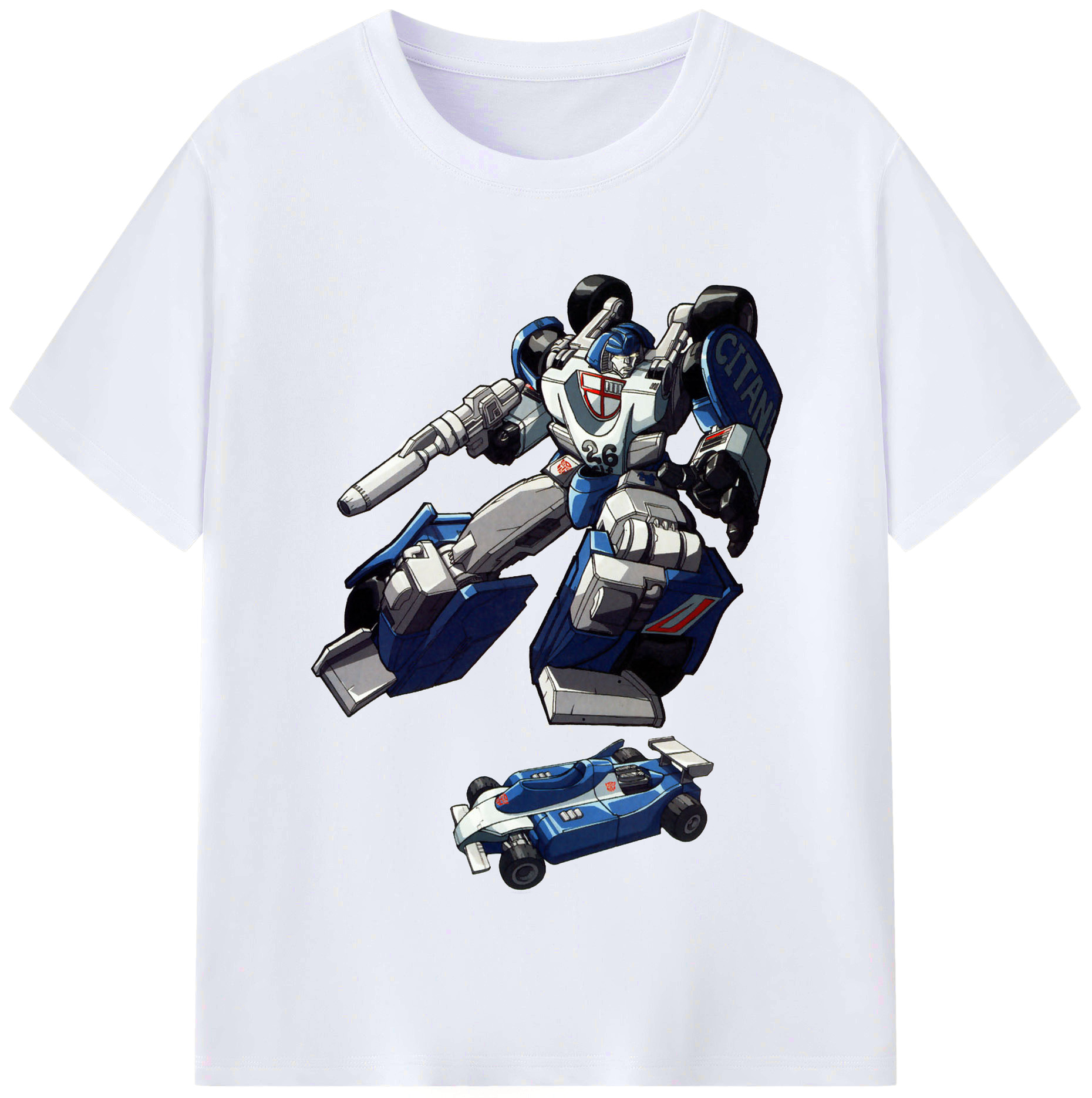 （画像用）  レディースカジュアルプリントTシャツ（綿100％）