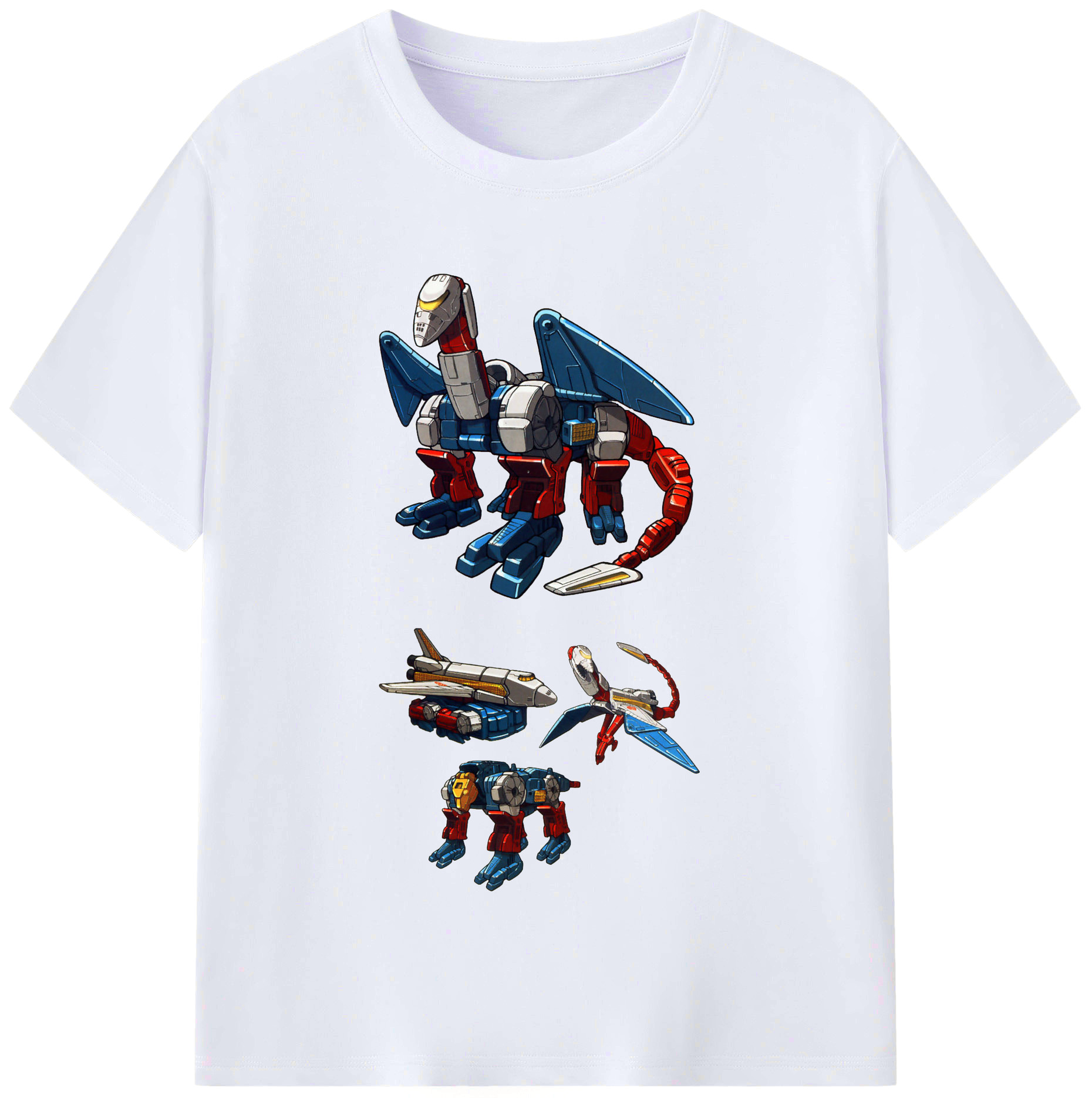 （画像用）  レディースカジュアルプリントTシャツ（綿100％）