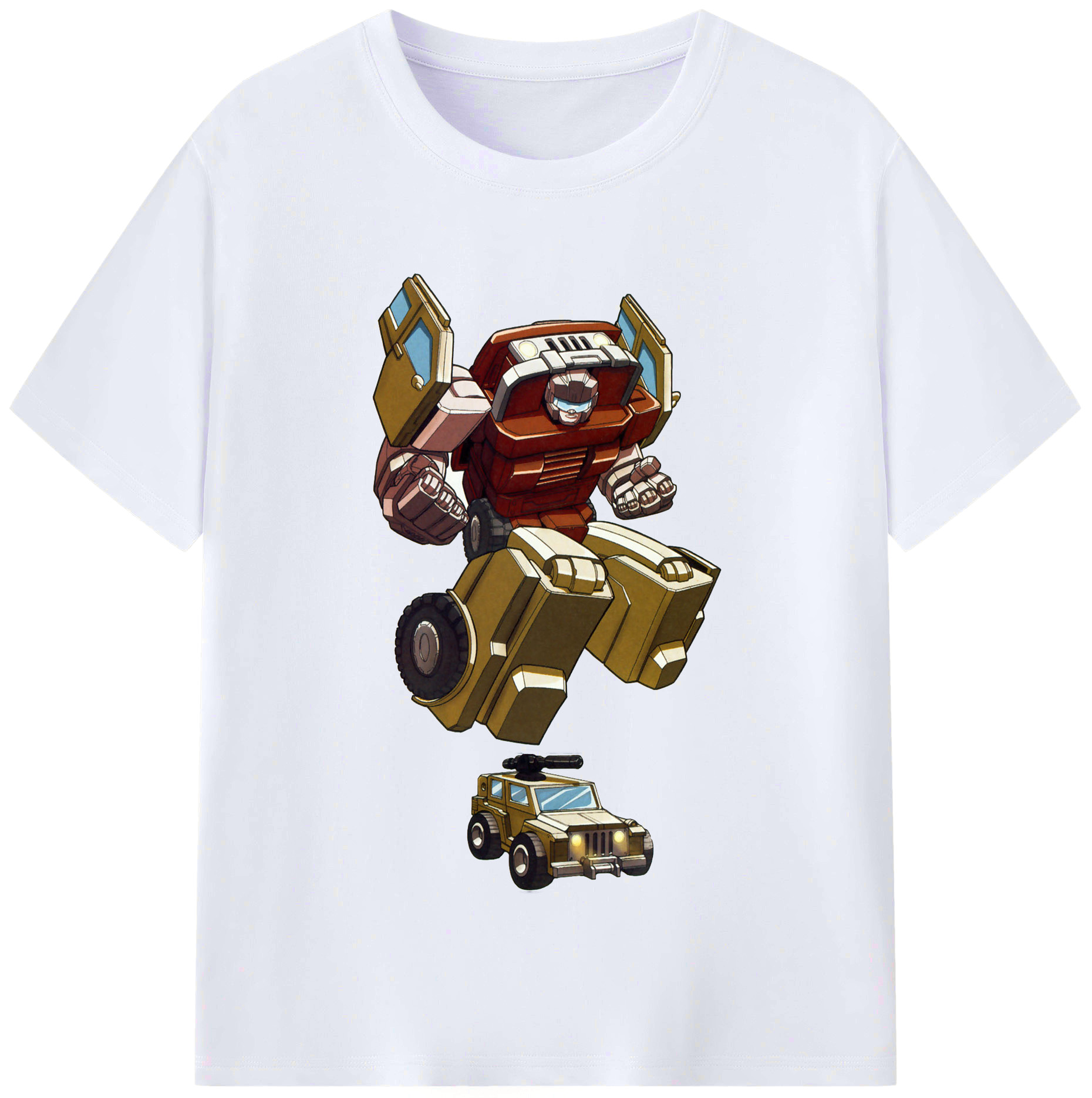（画像用）  レディースカジュアルプリントTシャツ（綿100％）