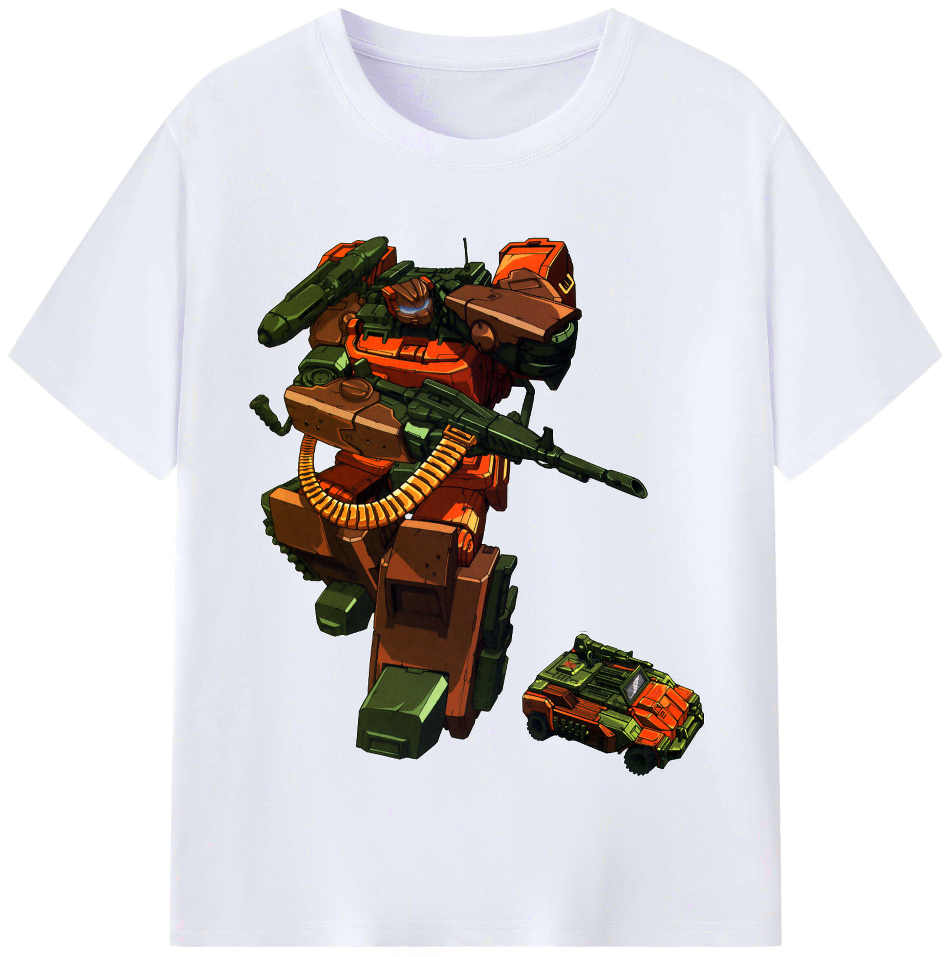 （画像用）  レディースカジュアルプリントTシャツ（綿100％）