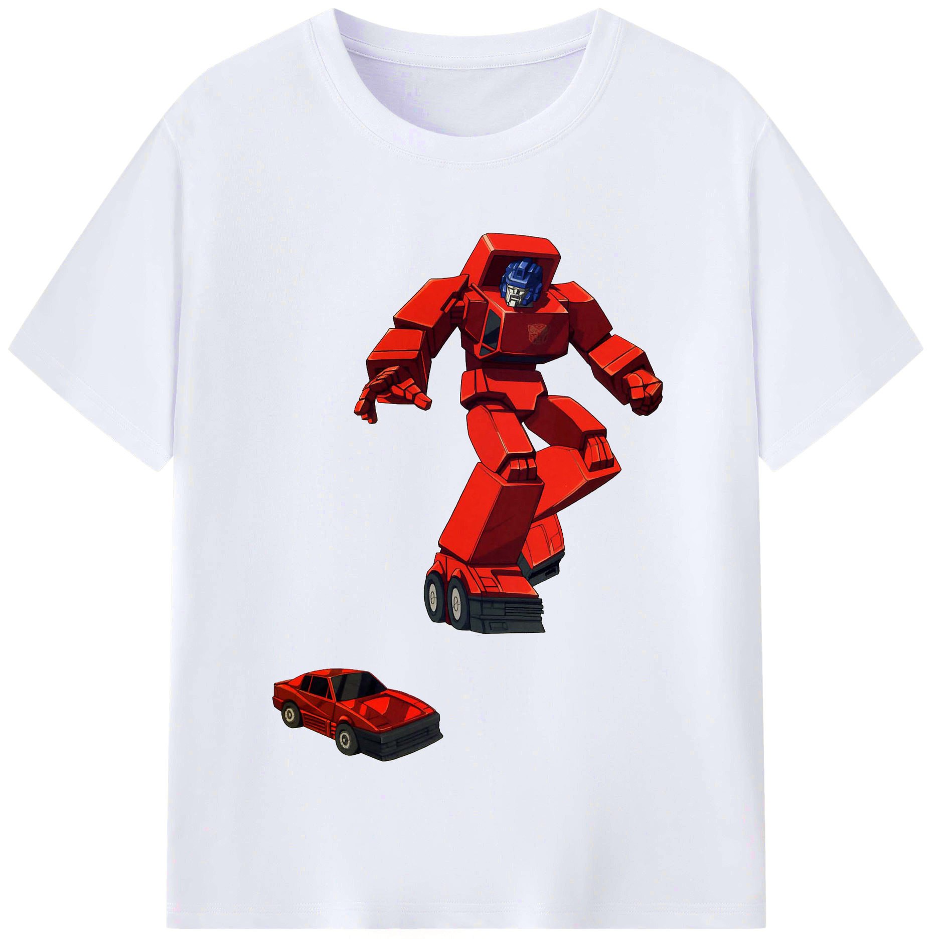 （画像用）  レディースカジュアルプリントTシャツ（綿100％）