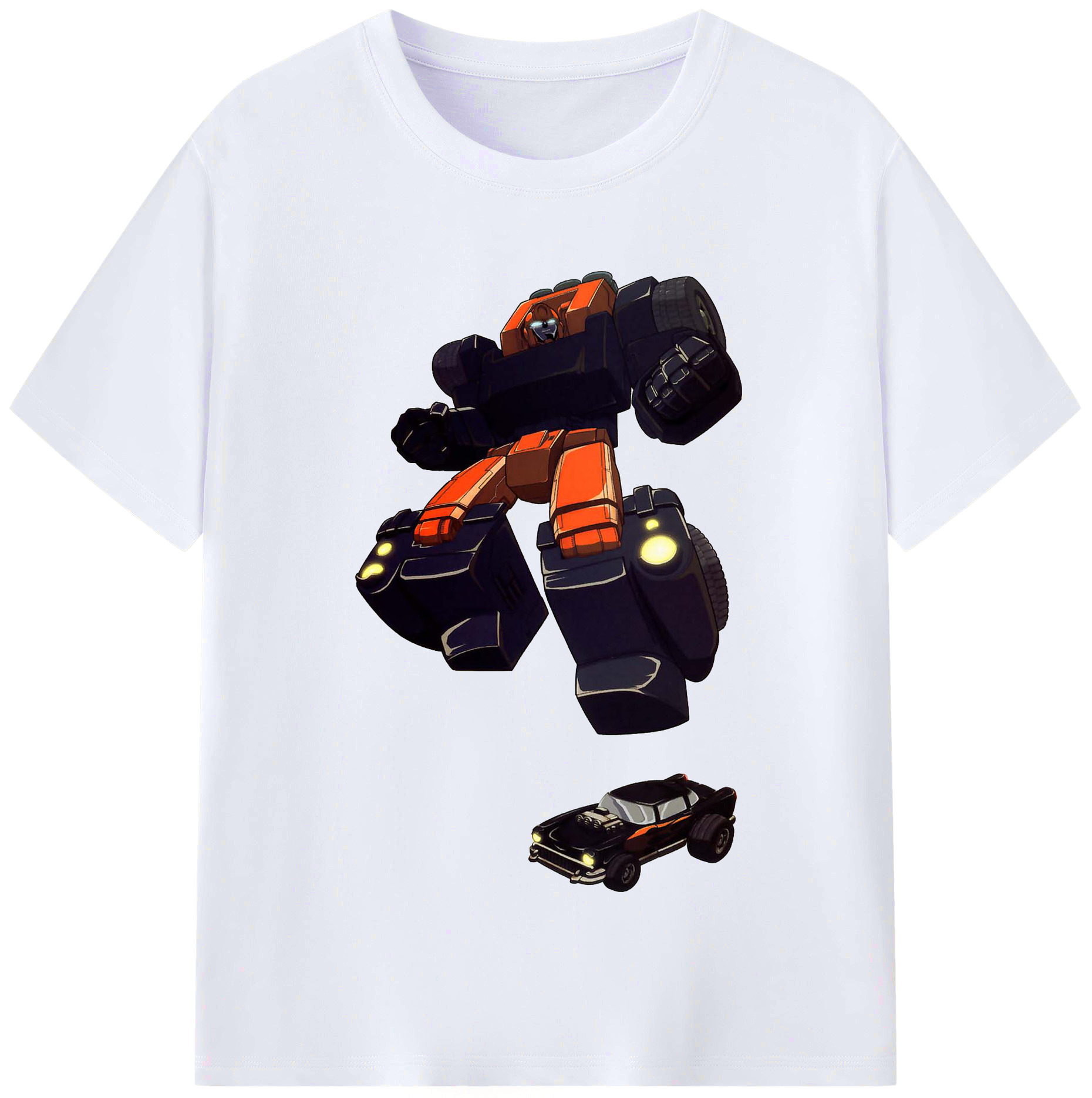 （画像用）  レディースカジュアルプリントTシャツ（綿100％）