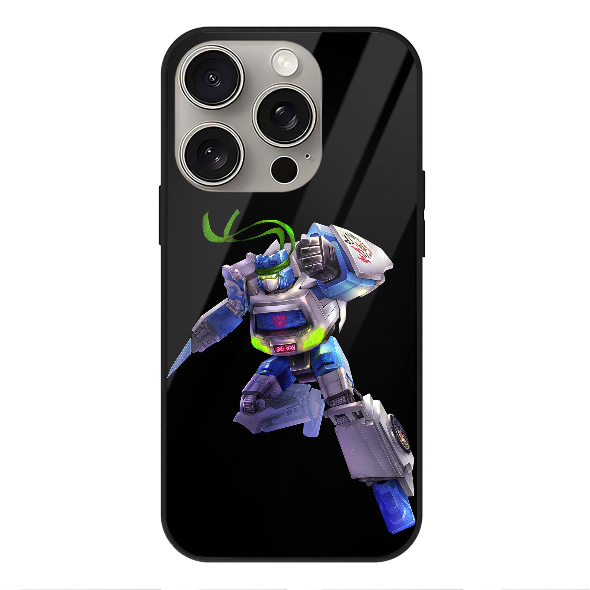 （画像用）  【iPhone15Pro対応】スマホケース 耐衝撃＆黄変防止 背面ガラス