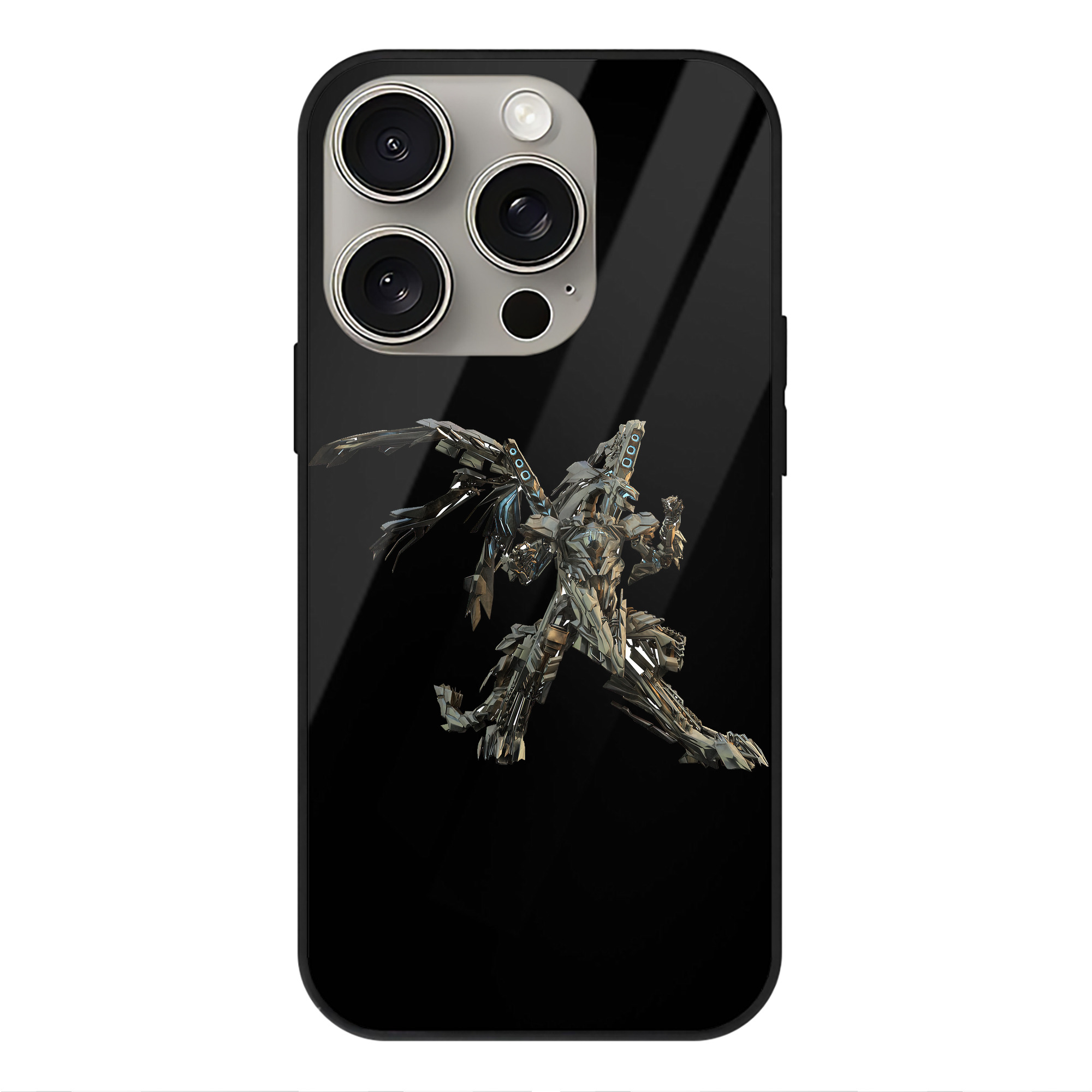 （画像用）  【iPhone15Pro対応】スマホケース 耐衝撃＆黄変防止 背面ガラス