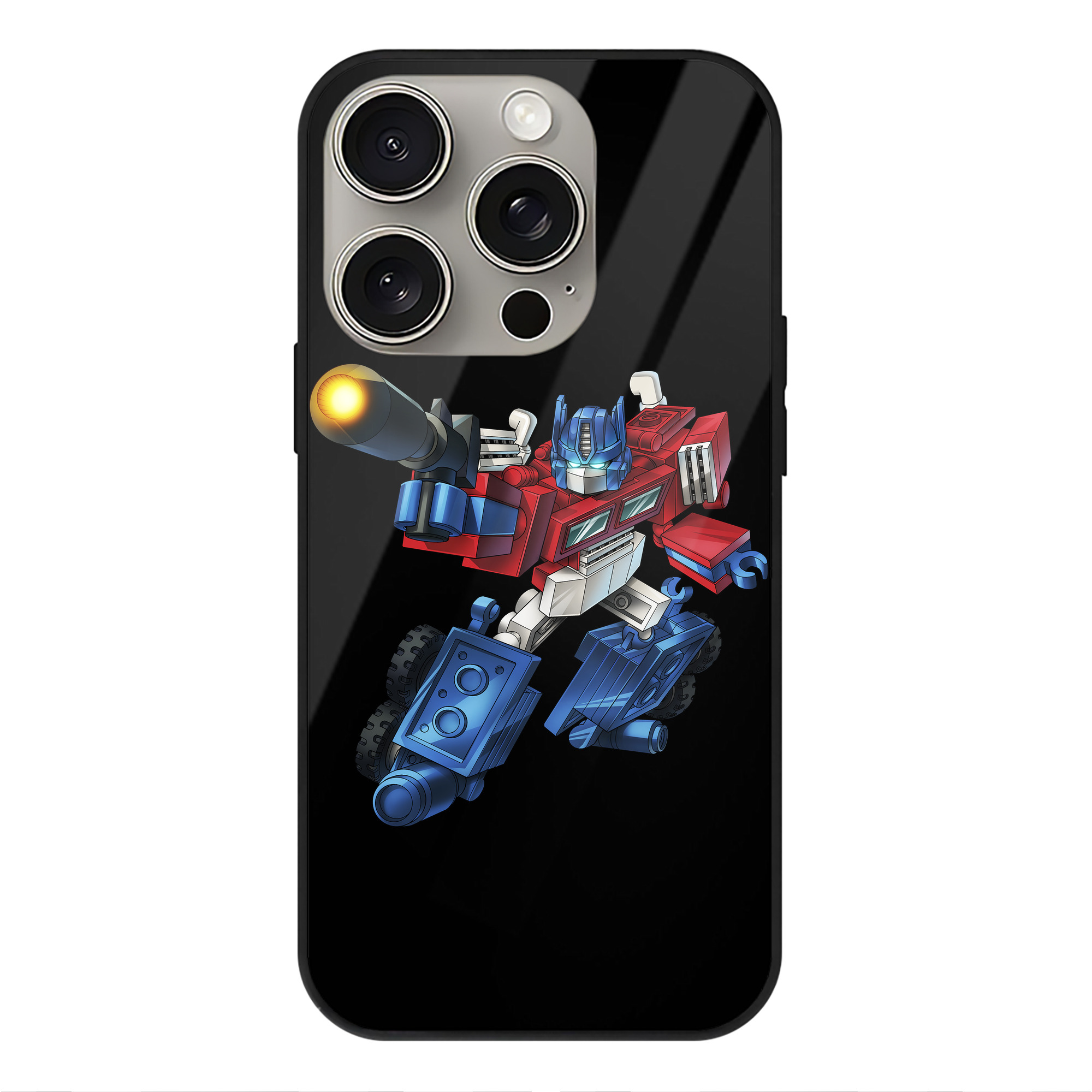 （画像用）  【iPhone15Pro対応】スマホケース 耐衝撃＆黄変防止 背面ガラス