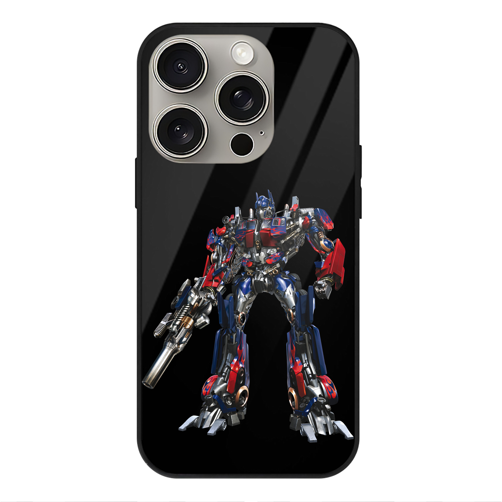 （画像用）  【iPhone15Pro対応】スマホケース 耐衝撃＆黄変防止 背面ガラス