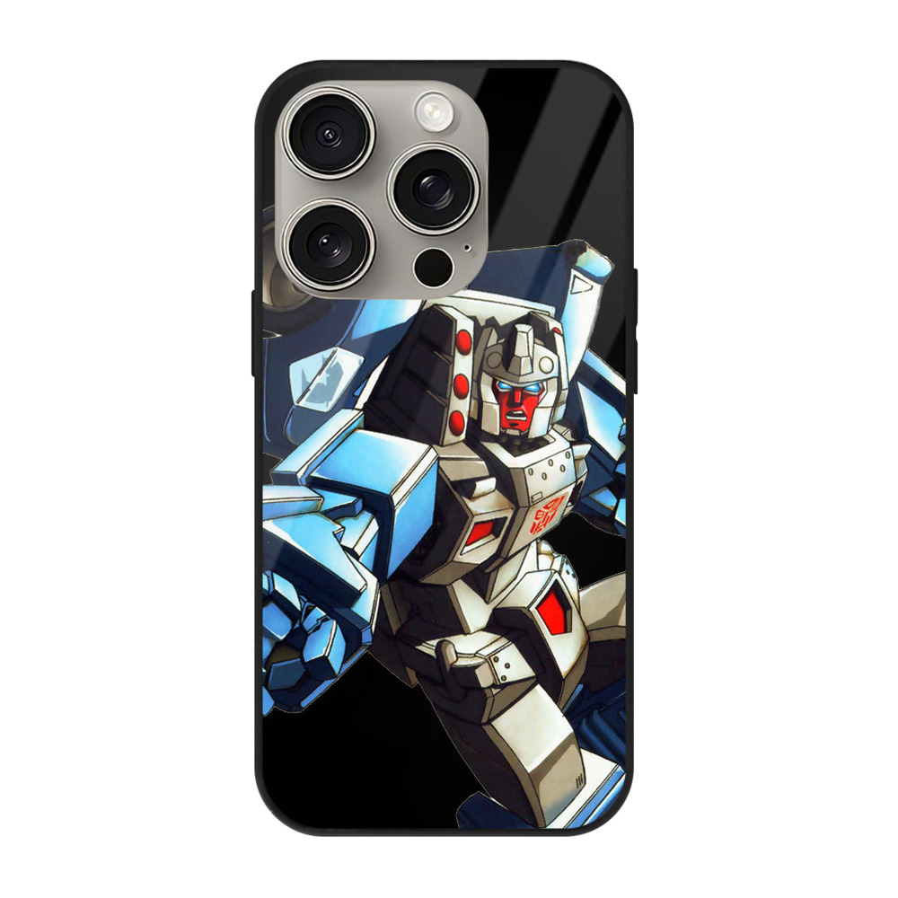 （画像用）  【iPhone15Pro対応】スマホケース 耐衝撃＆黄変防止 背面ガラス