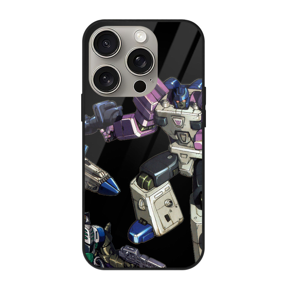 （画像用）  【iPhone15Pro対応】スマホケース 耐衝撃＆黄変防止 背面ガラス