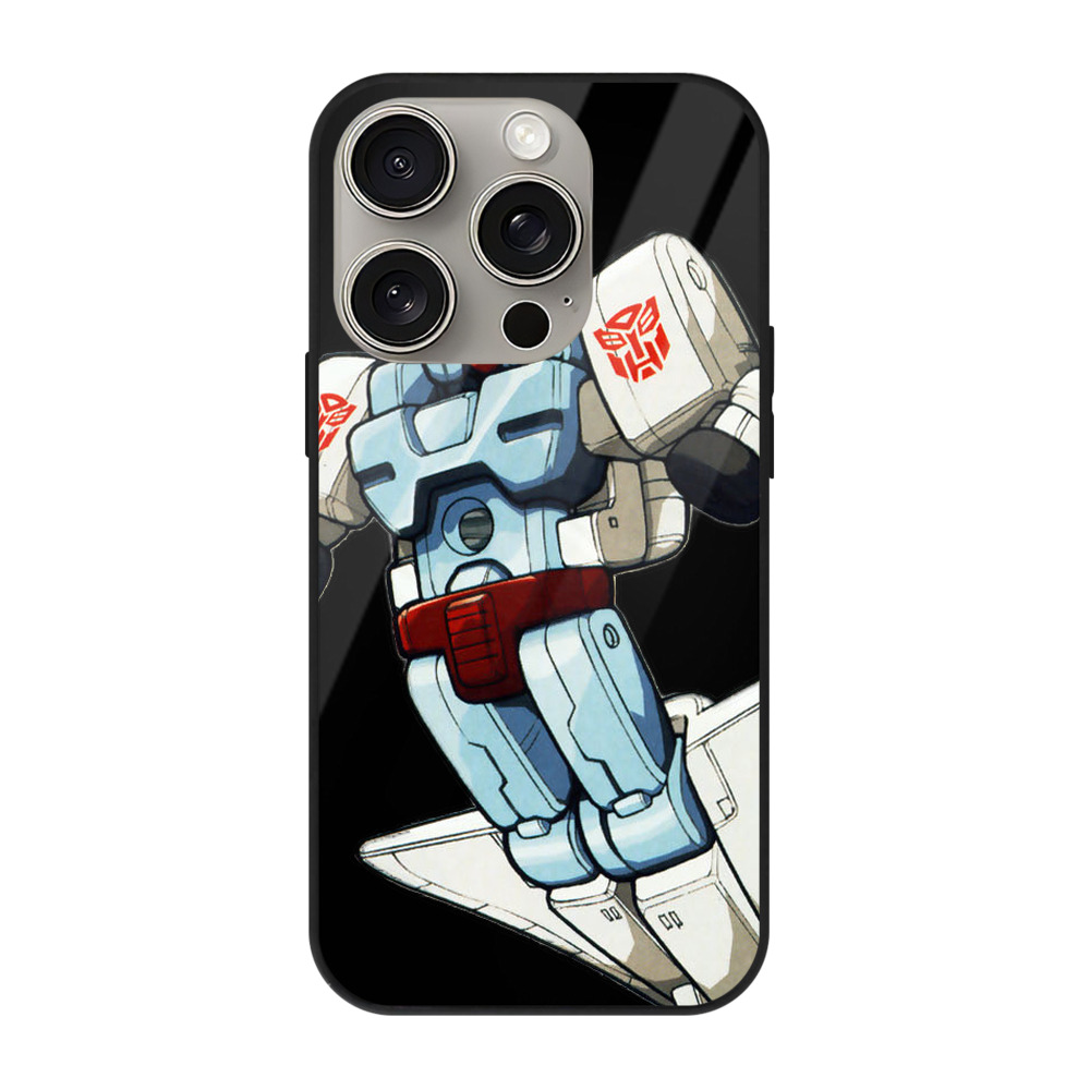 （画像用）  【iPhone15Pro対応】スマホケース 耐衝撃＆黄変防止 背面ガラス