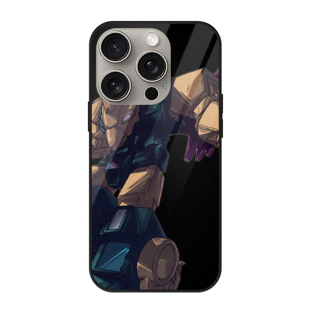 （画像用）  【iPhone15Pro対応】スマホケース 耐衝撃＆黄変防止 背面ガラス