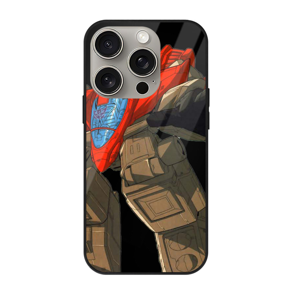 （画像用）  【iPhone15Pro対応】スマホケース 耐衝撃＆黄変防止 背面ガラス
