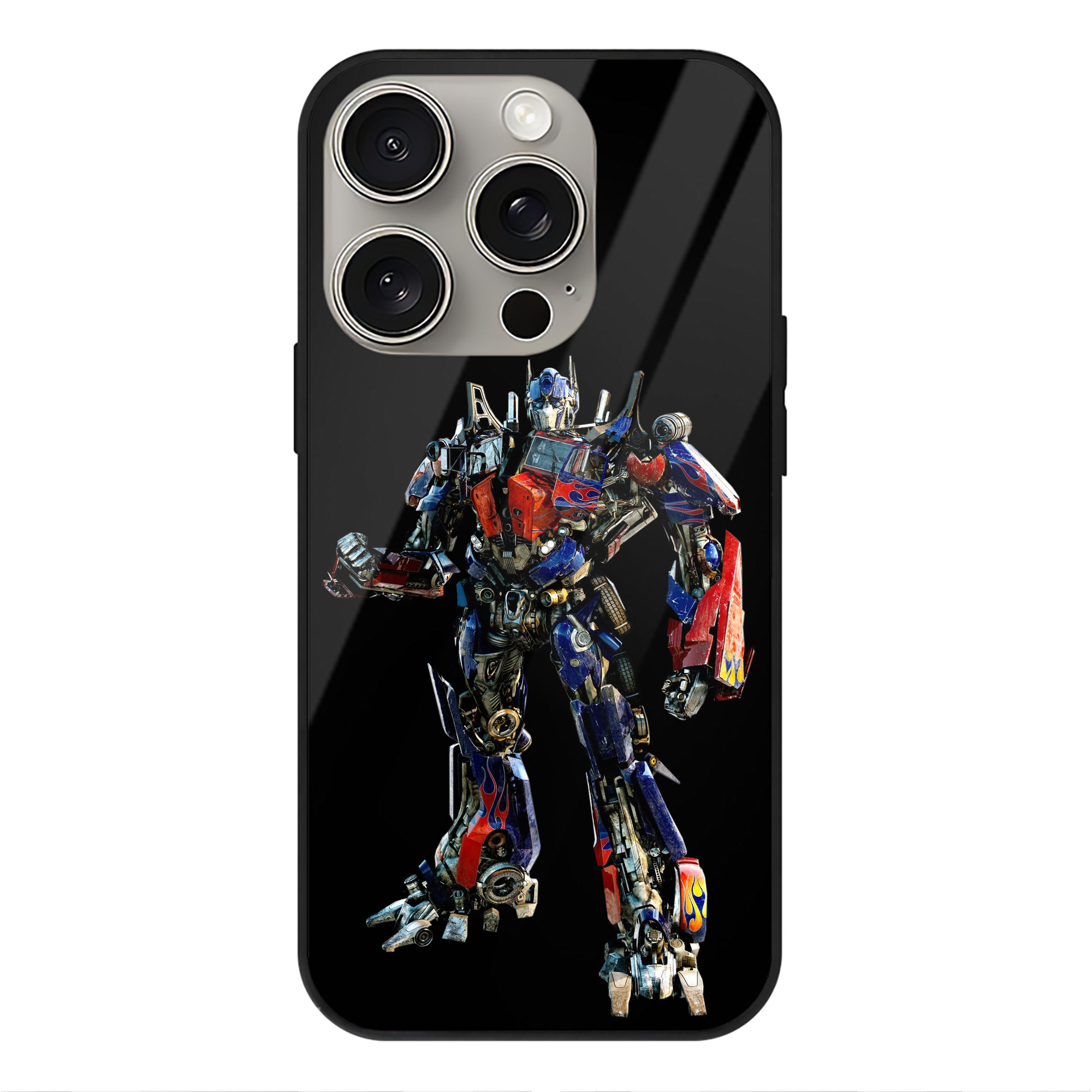 （画像用）  【iPhone15Pro対応】スマホケース 耐衝撃＆黄変防止 背面ガラス