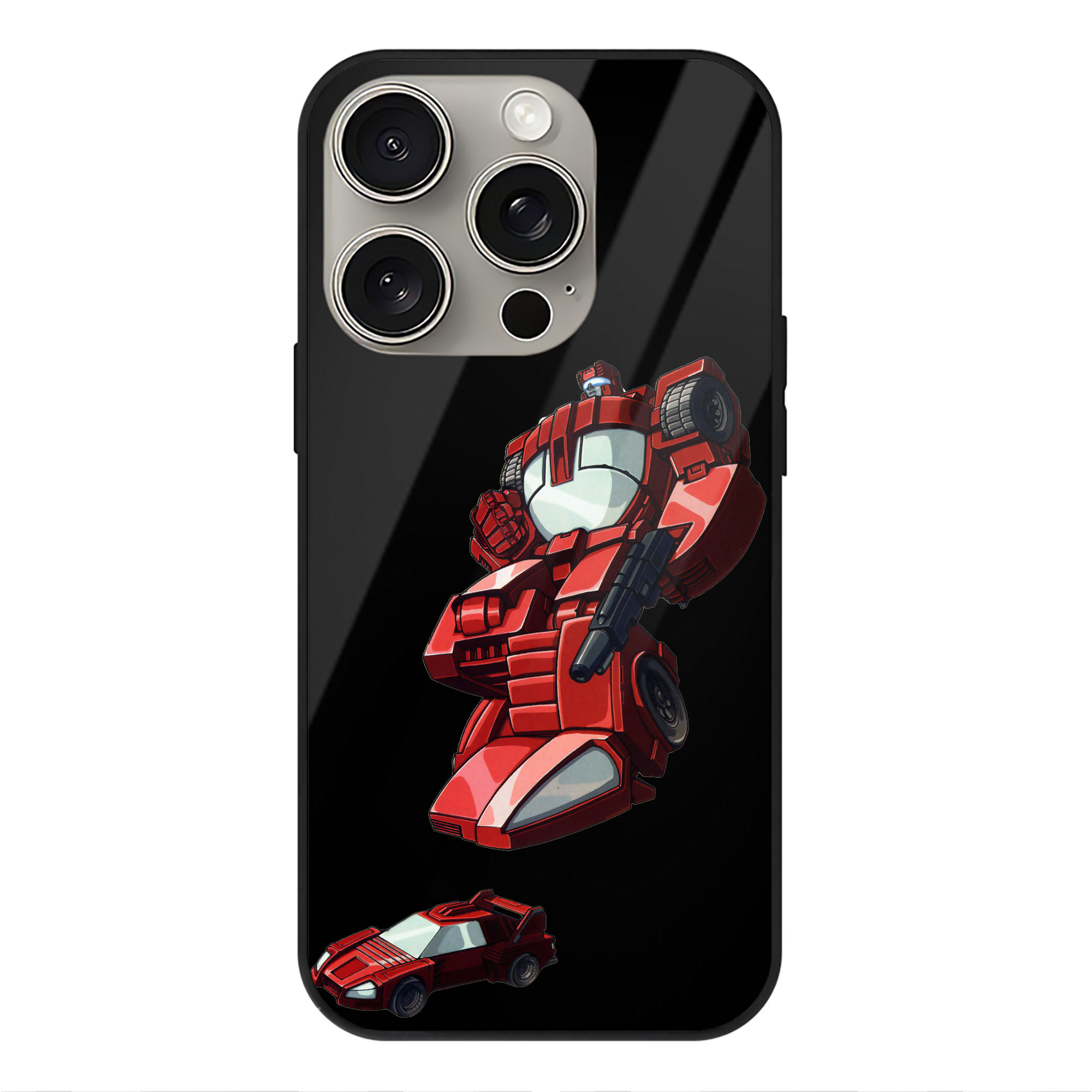 （画像用）  【iPhone15Pro対応】スマホケース 耐衝撃＆黄変防止 背面ガラス