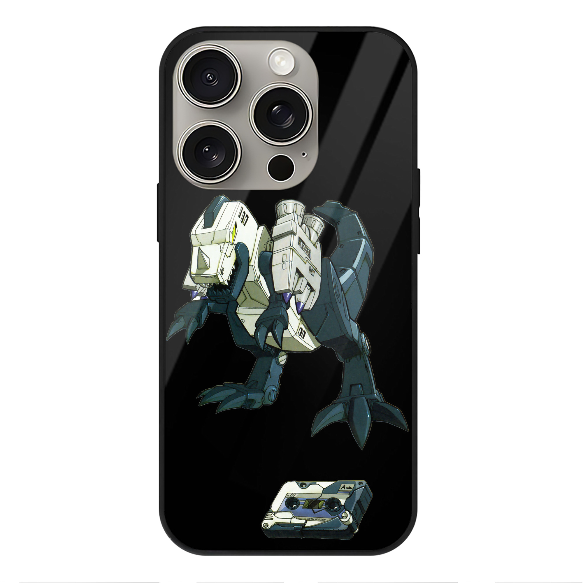 （画像用）  【iPhone15Pro対応】スマホケース 耐衝撃＆黄変防止 背面ガラス