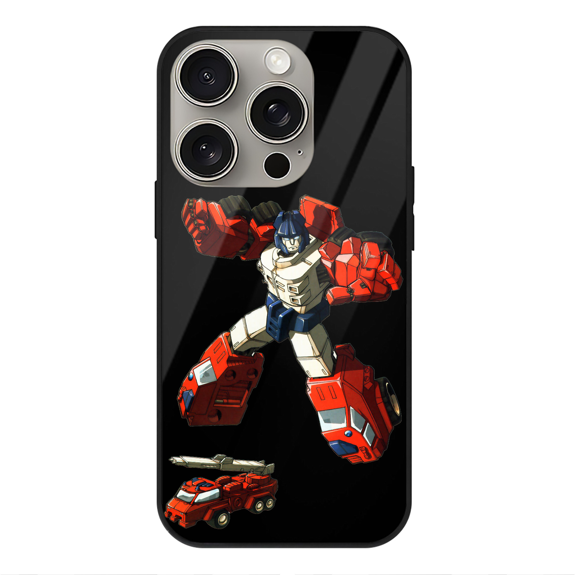 （画像用）  【iPhone15Pro対応】スマホケース 耐衝撃＆黄変防止 背面ガラス
