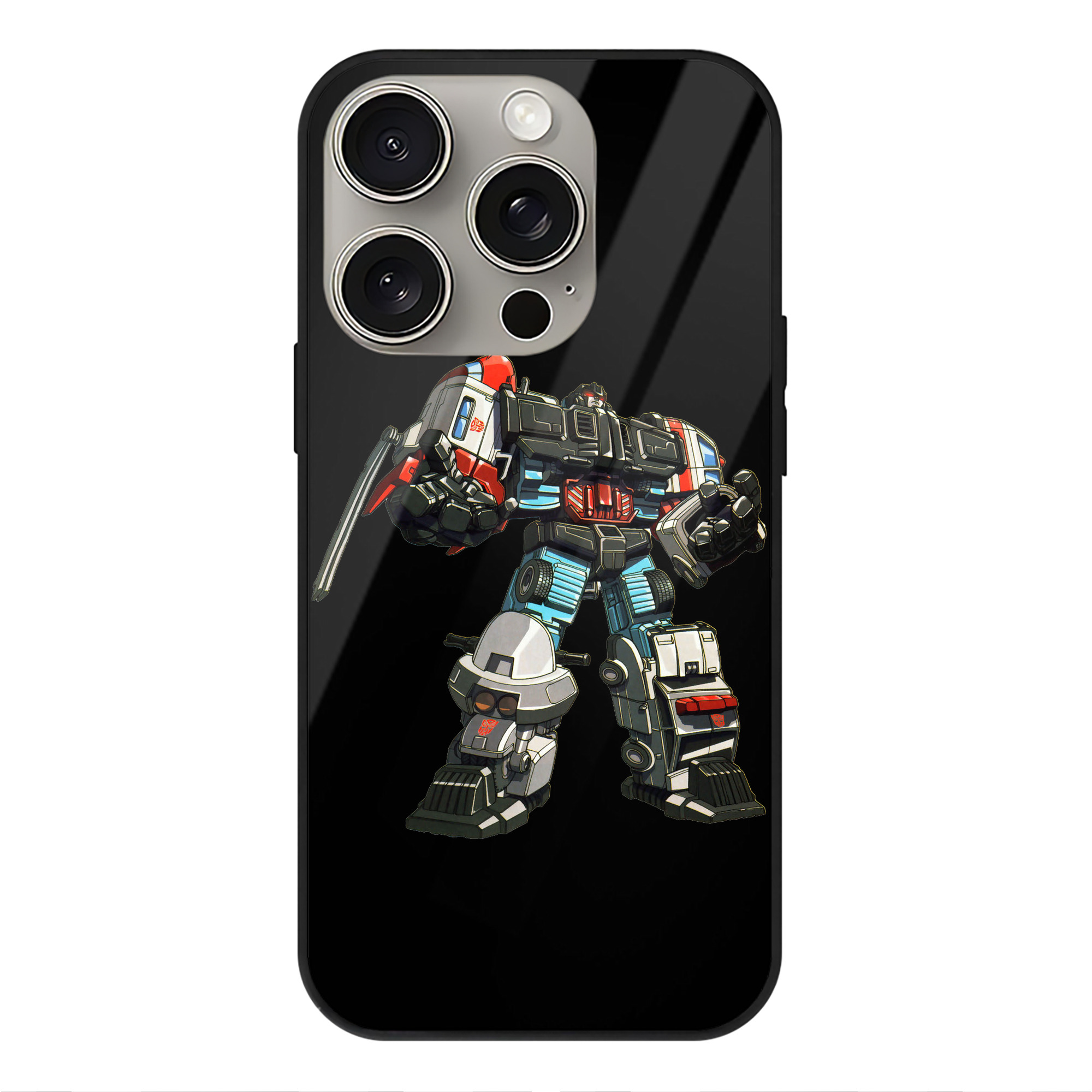 （画像用）  【iPhone15Pro対応】スマホケース 耐衝撃＆黄変防止 背面ガラス