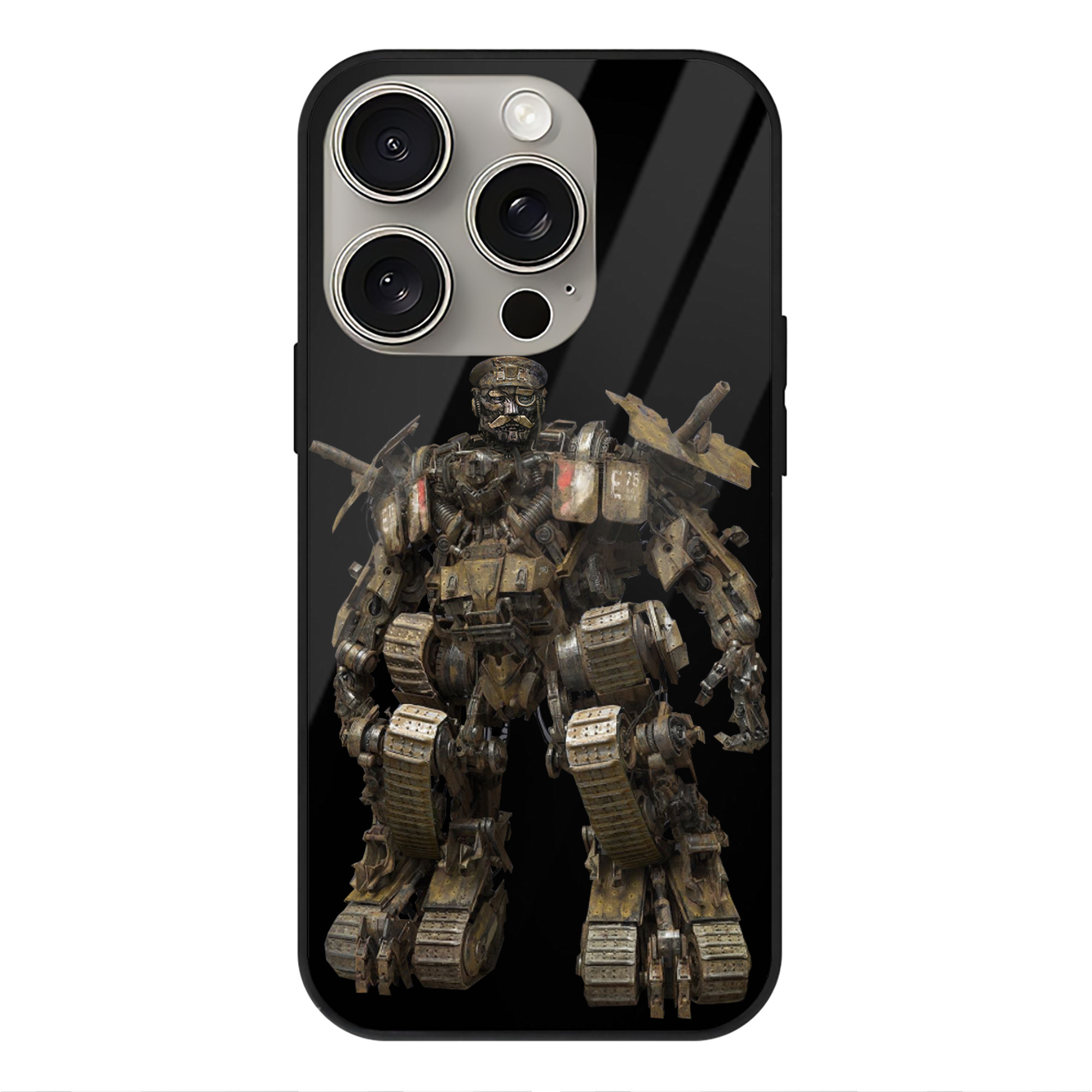（画像用）  【iPhone15Pro対応】スマホケース 耐衝撃＆黄変防止 背面ガラス
