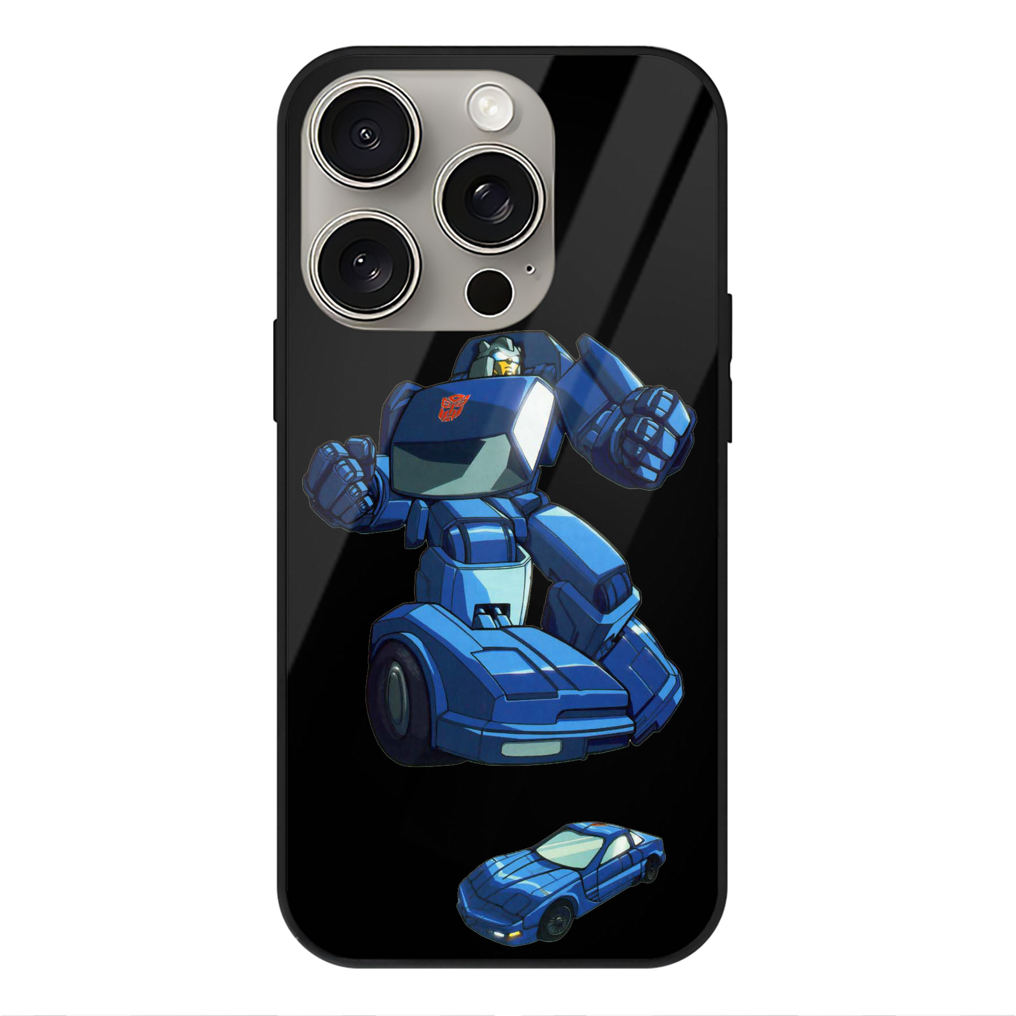 （画像用）  【iPhone15Pro対応】スマホケース 耐衝撃＆黄変防止 背面ガラス