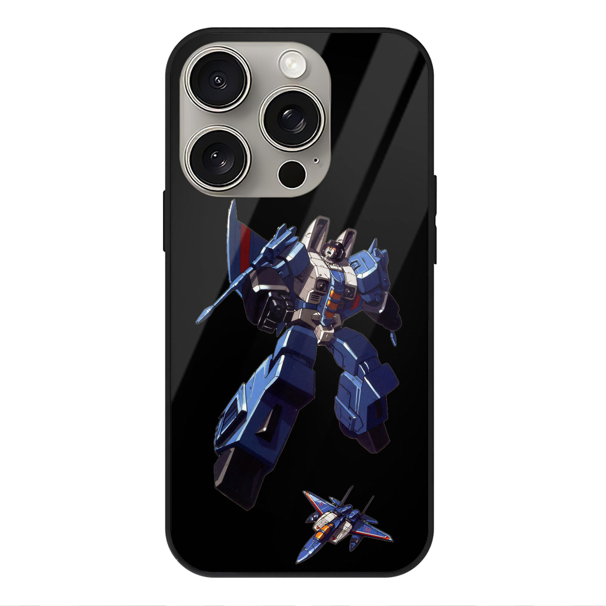 （画像用）  【iPhone15Pro対応】スマホケース 耐衝撃＆黄変防止 背面ガラス