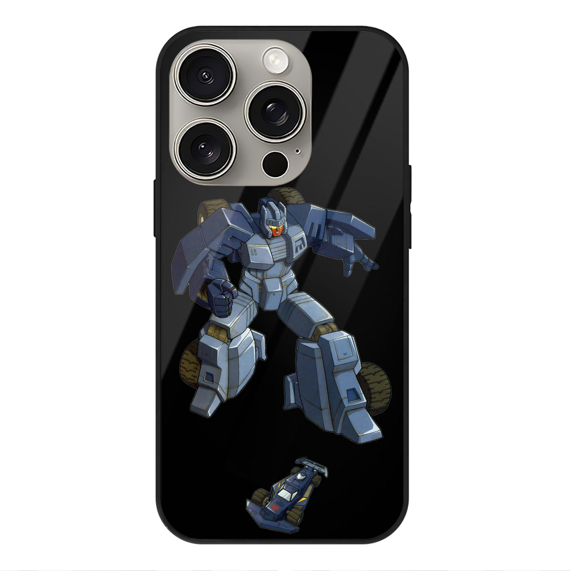 （画像用）  【iPhone15Pro対応】スマホケース 耐衝撃＆黄変防止 背面ガラス